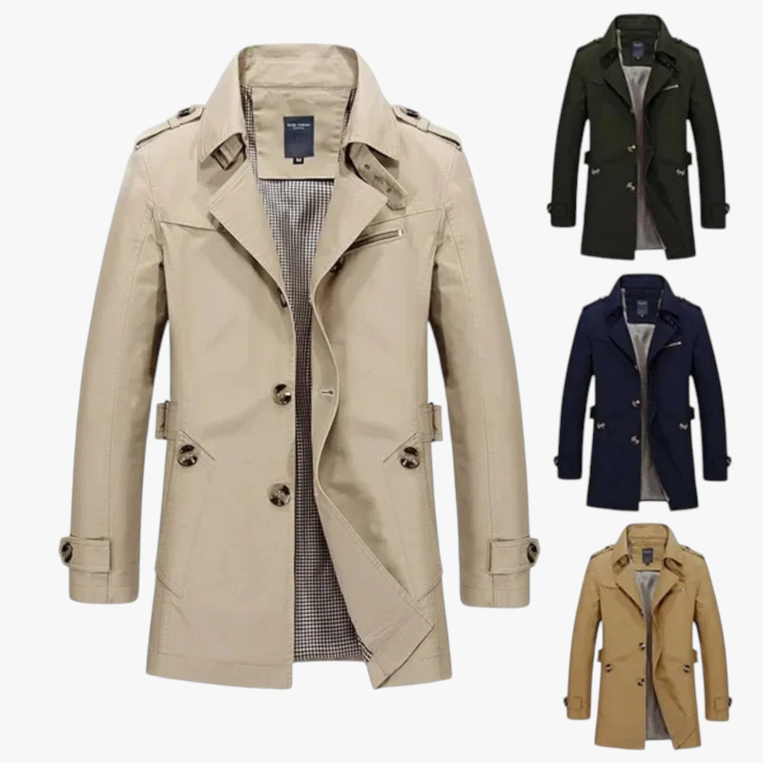 Henry | Lang mandejakke - Casual stil og beskyttelse til overgangsperioden - - Henry | Lang mandejakke - Casual stil og beskyttelse til overgangsperioden - €25 - {{ product_tags }