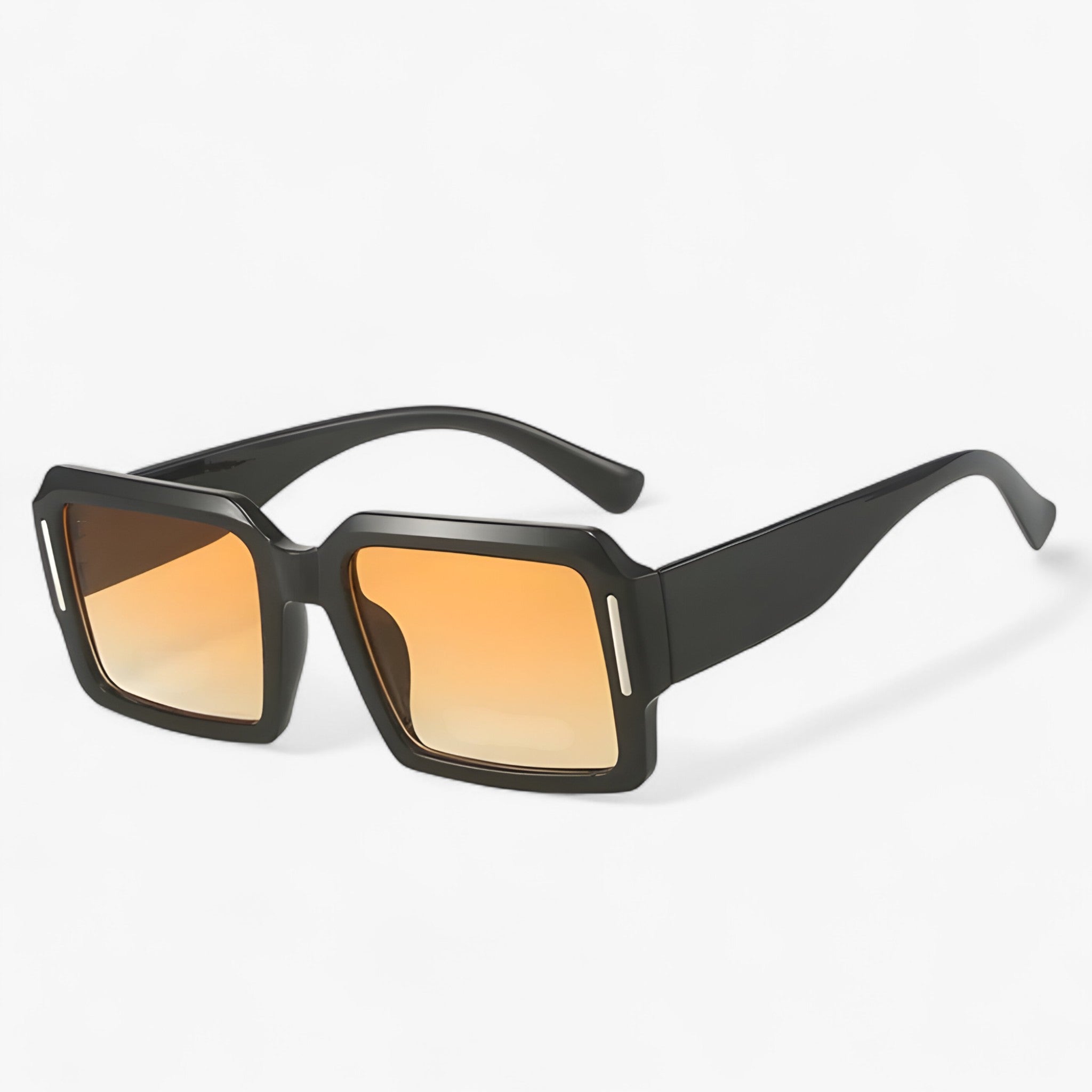 Porto | Solbriller mand stil punk UV400 - Orange nuance Som billede - men's fashion - {{ product_tags }