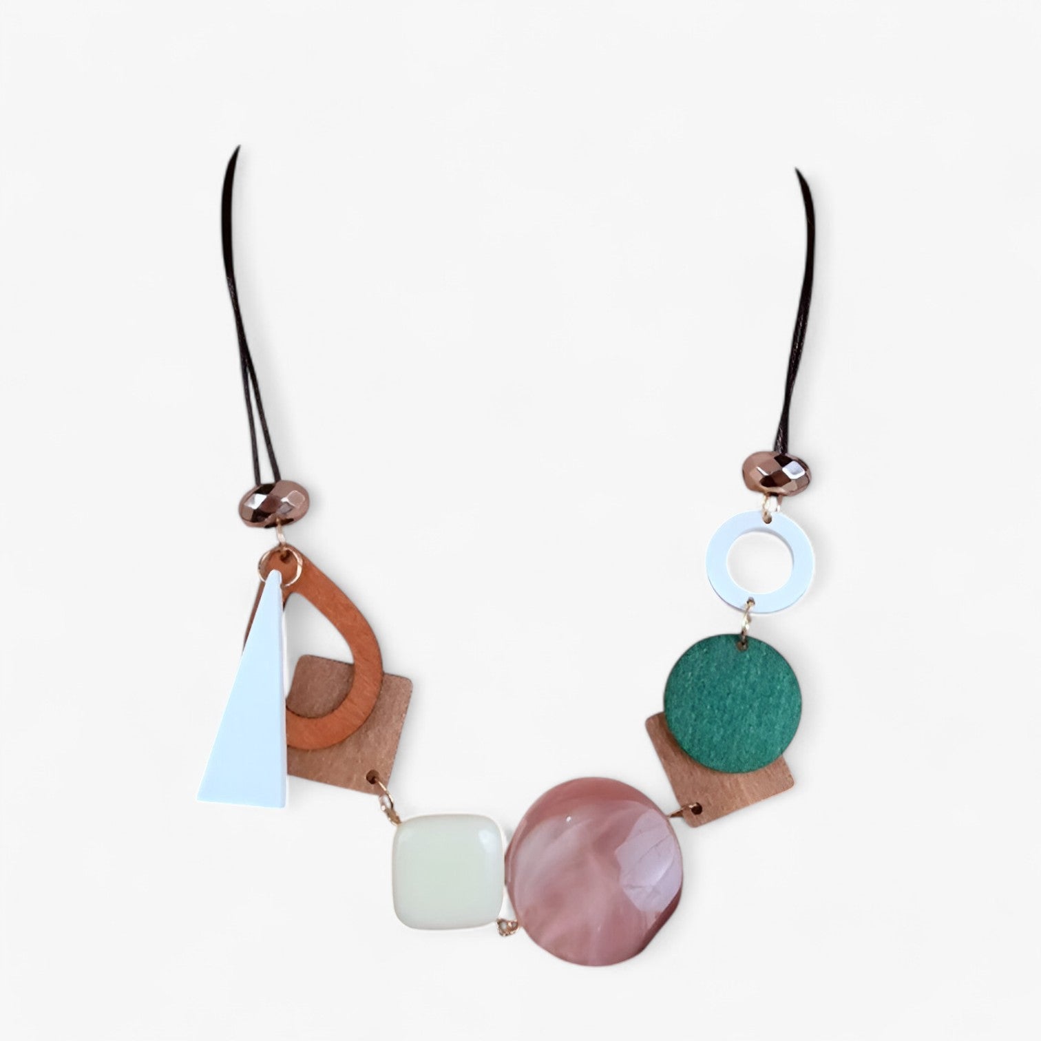 Alina | Vintage Geometrisk Vedhæng Halskæde – Håndlavet Etisk Elegance - - women's fashion - {{ product_tags }