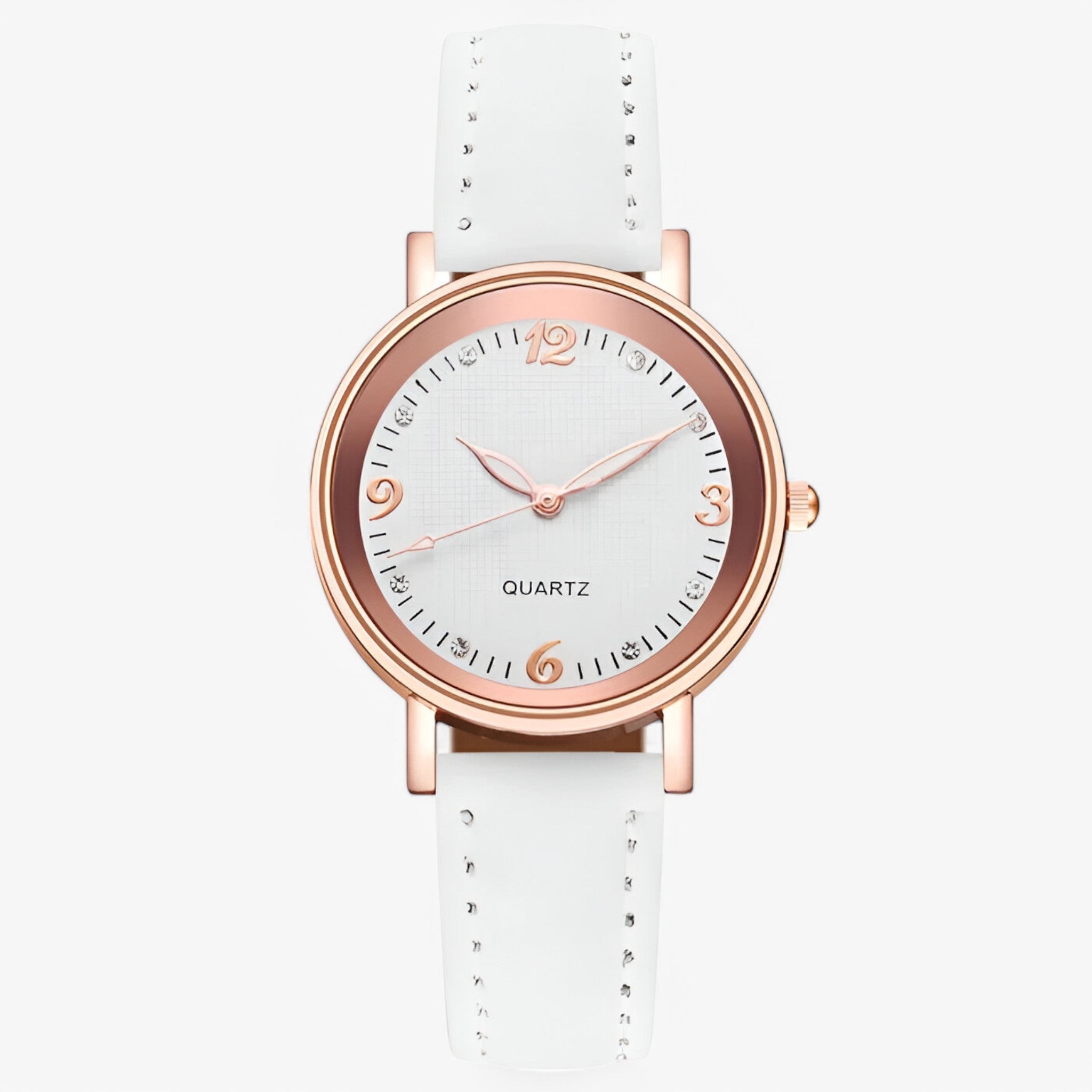 Danna | Rustfrit stål quartz ur - Hvid - watches - {{ product_tags }