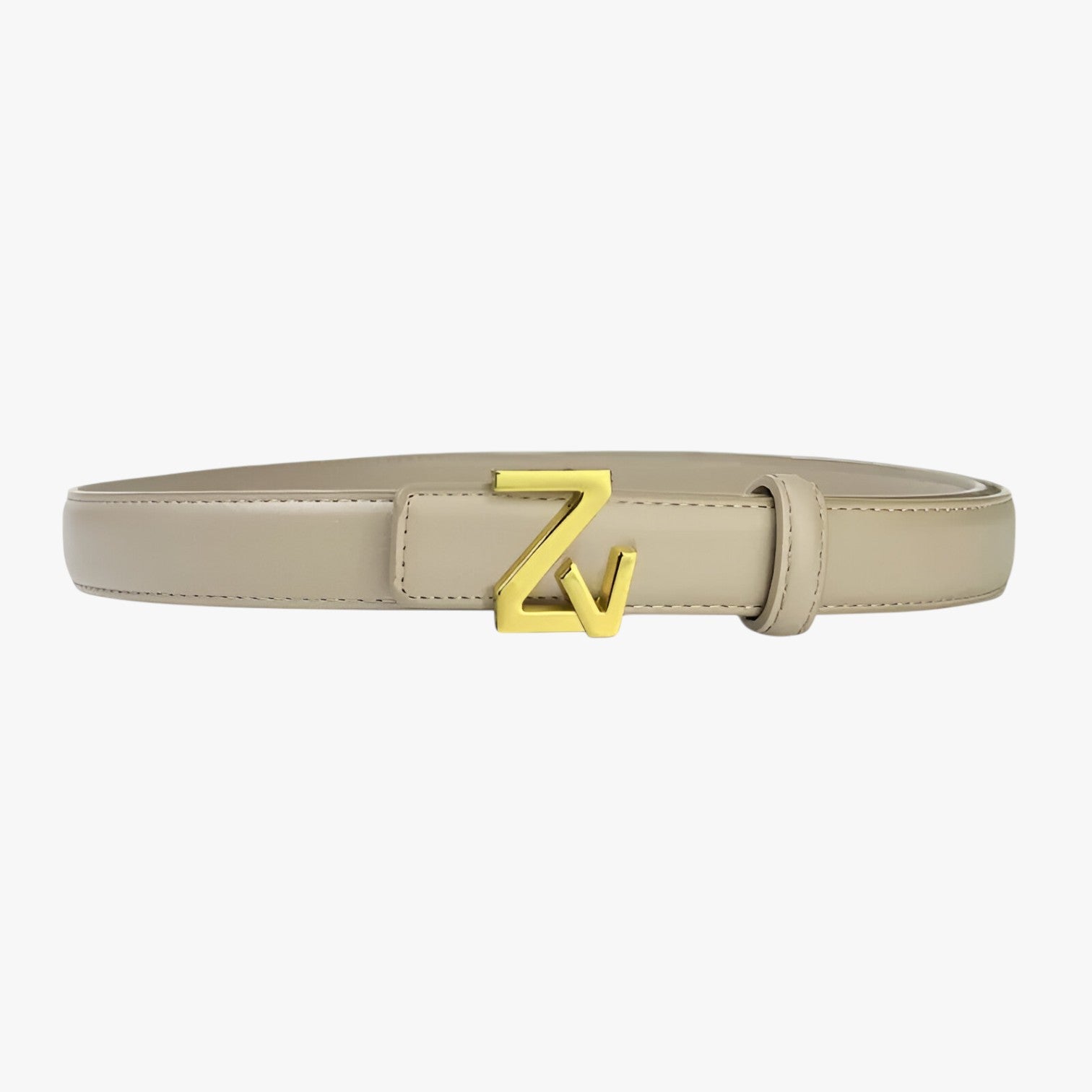 Liliana | Elegant damebælte med ZV spænde - khaki 110cm - women's fashion - {{ product_tags }