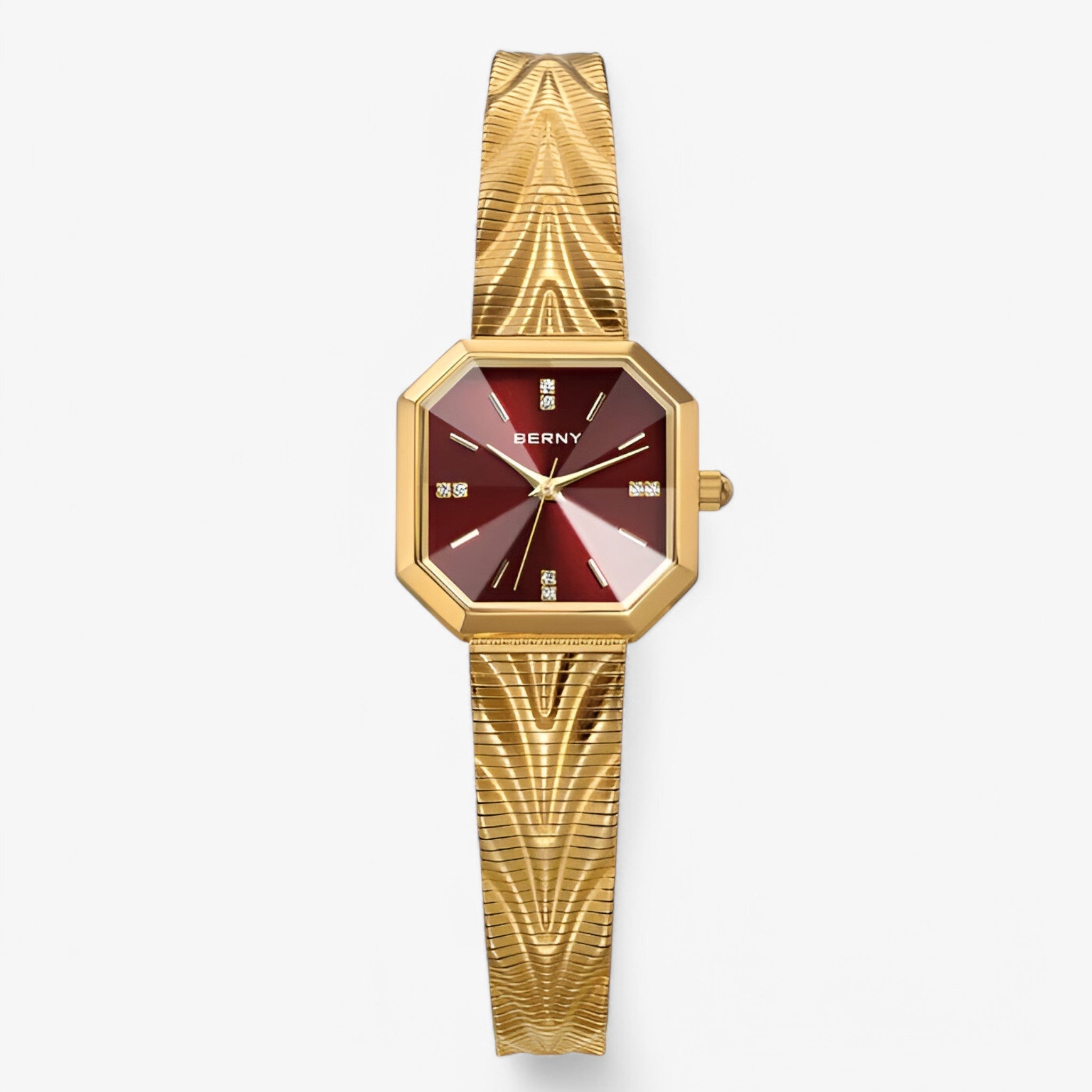 Elisa | Luksus ottekantet guldur - Rødt Guld - watches - {{ product_tags }