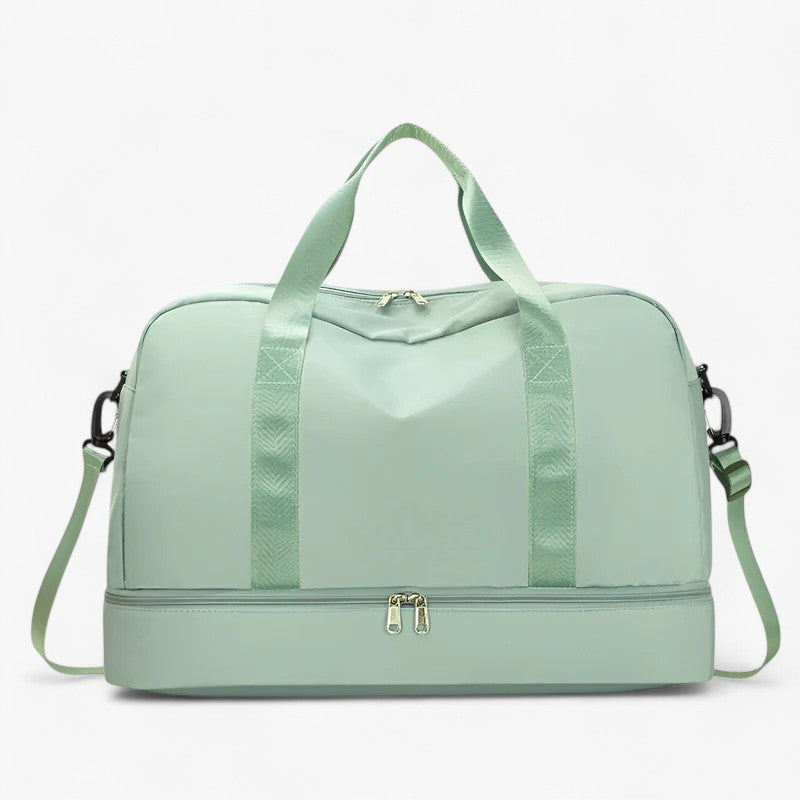 Ysabel | Udvidelig rejsetaske til sport og weekendture - Grøn - bags - {{ product_tags }