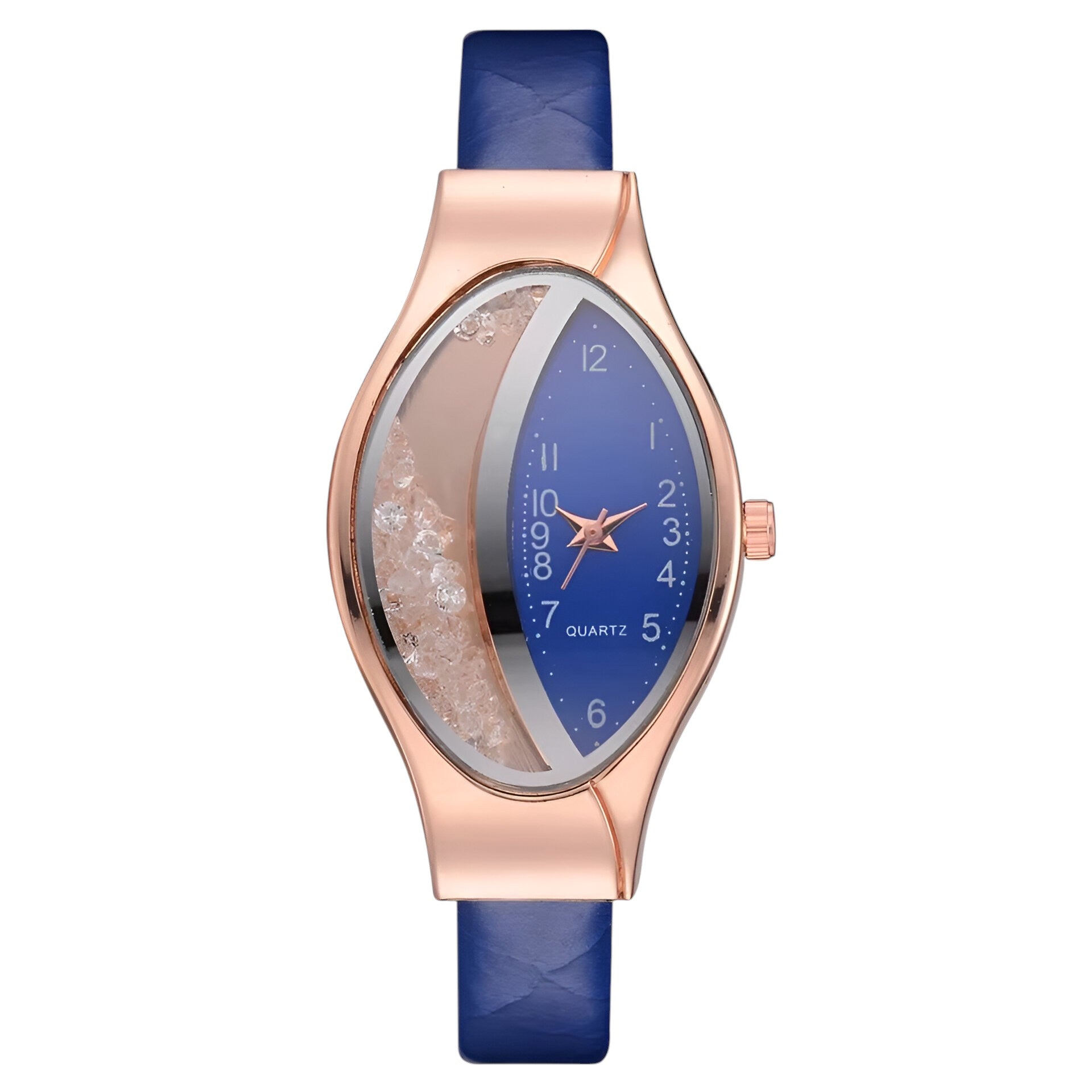 Camille | Luksus diamant quartz dameur - Blå - Camille | Luksus diamant quartz dameur- €25 - {{ product_tags }