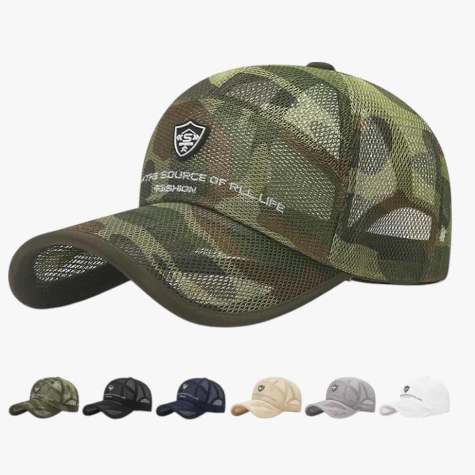 Brady | Åndbar Sommer Cap med Skygge Jungle - - Brady | Åndbar Sommer Cap med Skygge Jungle - €25 - {{ product_tags }