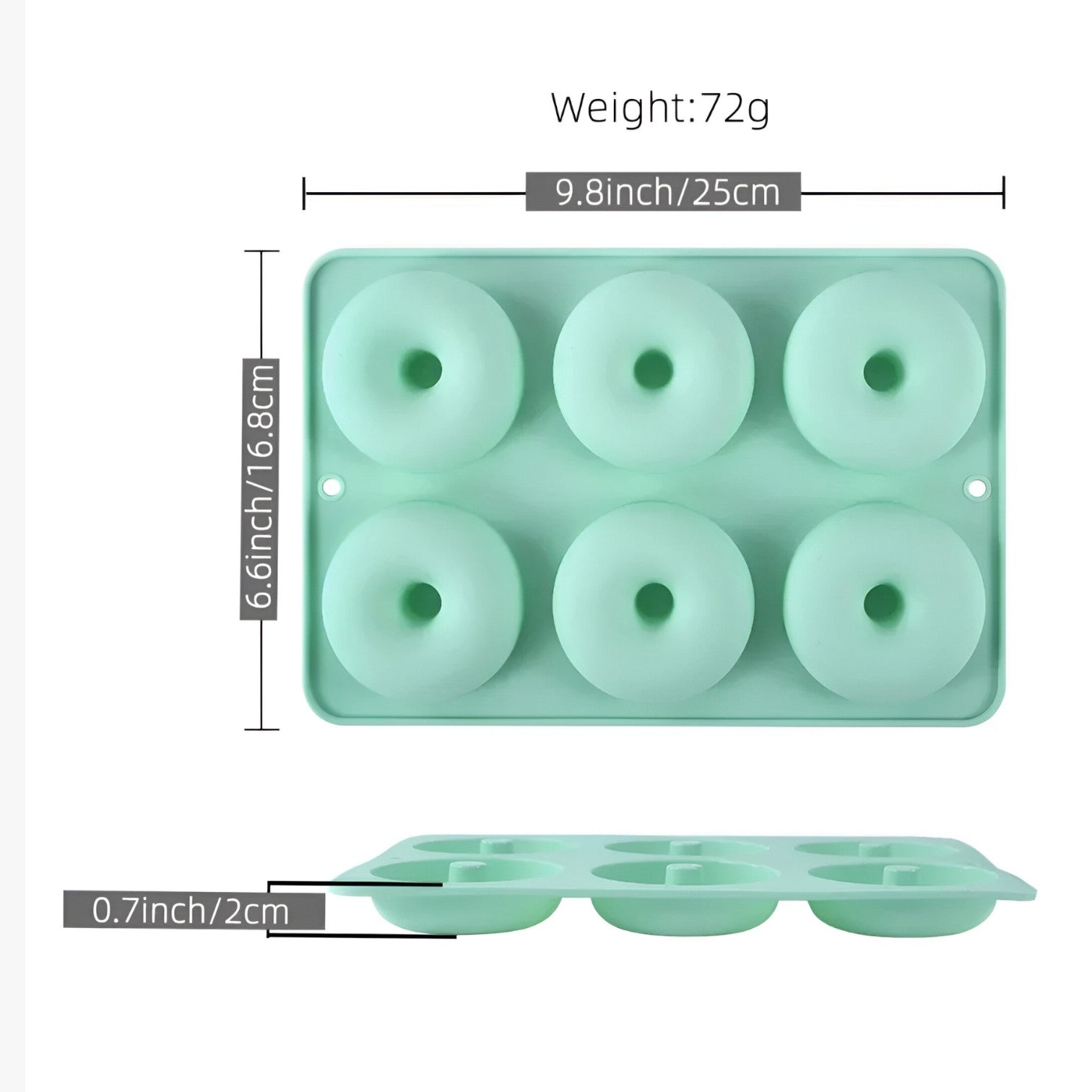 Kira | Silikoneform til donut og kager 6-i-1 - - house & garden - {{ product_tags }