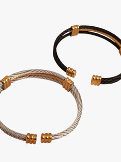 Dakota | Elegant armbånd med rebmønster
