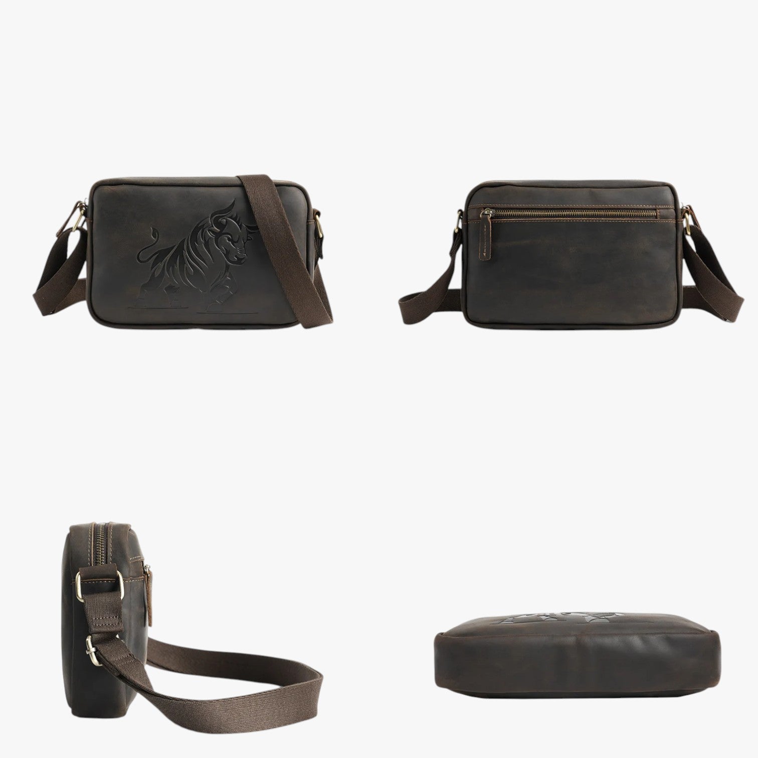 Ezekiel | Herre Skuldertaske YATBEST Elegant, Rummelig, Klar til Hver Dag - - bags - {{ product_tags }