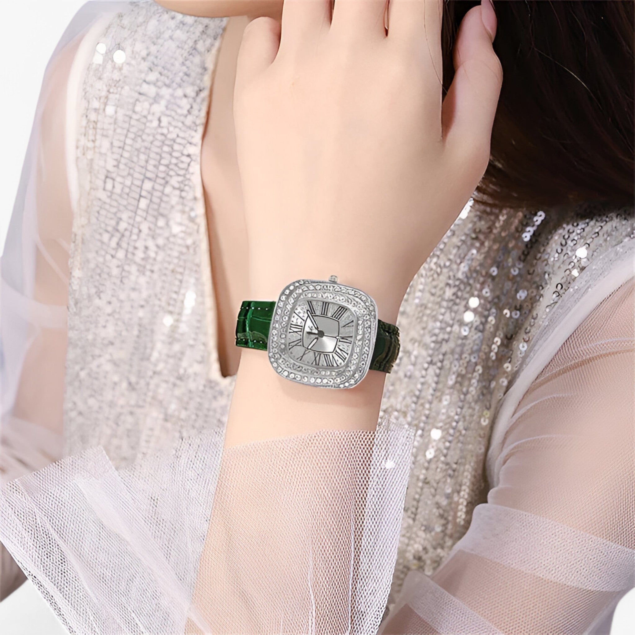 Stella | Vandtæt dameur med læderrem og Eiffeltårn - - watches - {{ product_tags }