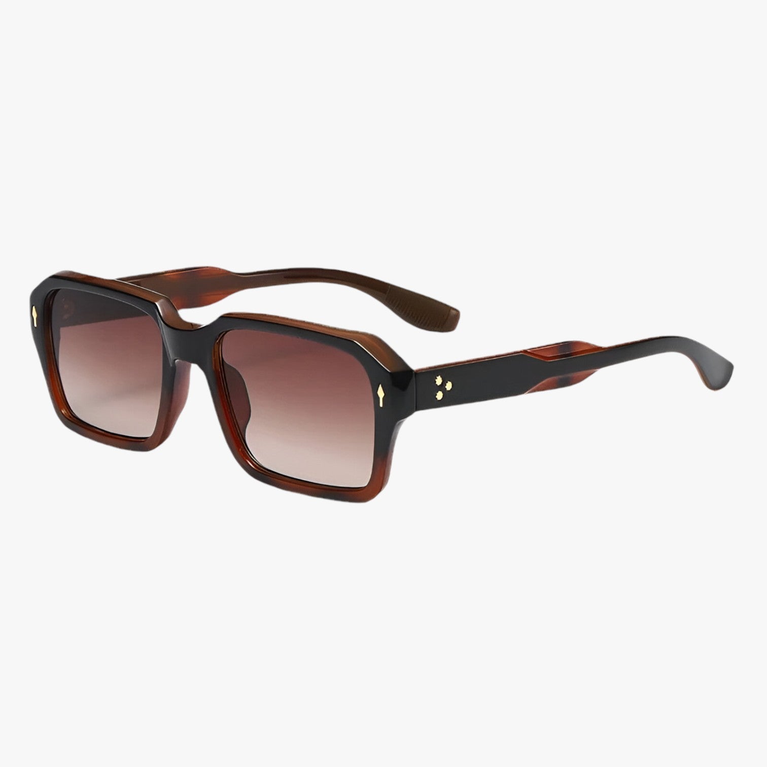 Kenyon | Rektangulær solbrille - UV400-beskyttelse og design - Brun Som vist på figuren - Kenyon | Rektangulær solbrille - UV400-beskyttelse og design- €25 - {{ product_tags }