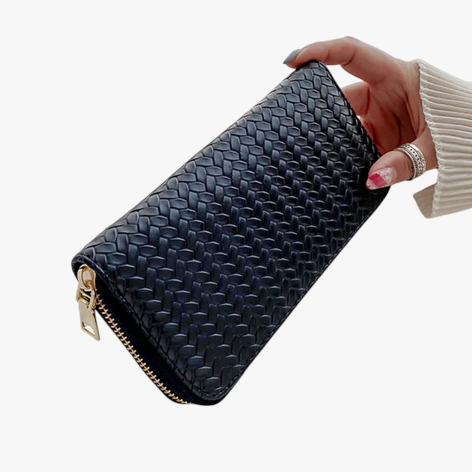 Ivory | Elegant langt pung med telefon- og kortholder - - Elfenben | Elegant langt pung med telefon- og kortholder - €25 - {{ product_tags }