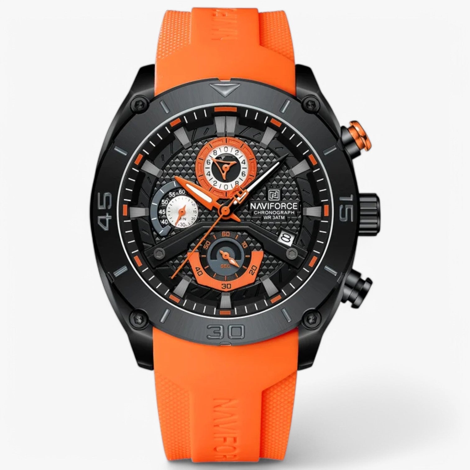 Rene | Taktisk & Robust – Vandtæt sportsur til enhver eventyrer - Orange - watches - {{ product_tags }