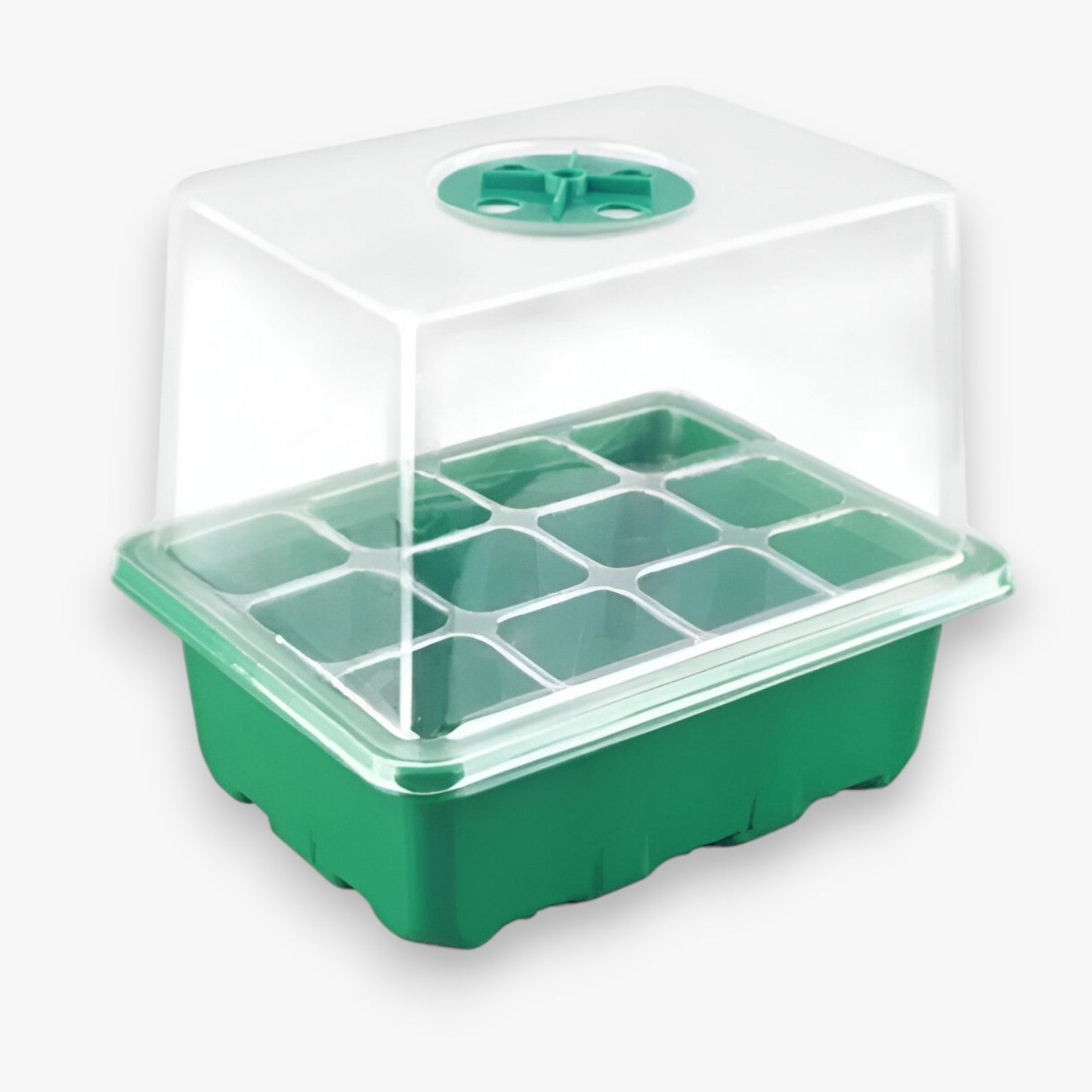 Aiden | Zaadstartplaat med Låg – Perfekt til Havearbejde & Indendørs Dyrkning - Grøn - house & garden - {{ product_tags }