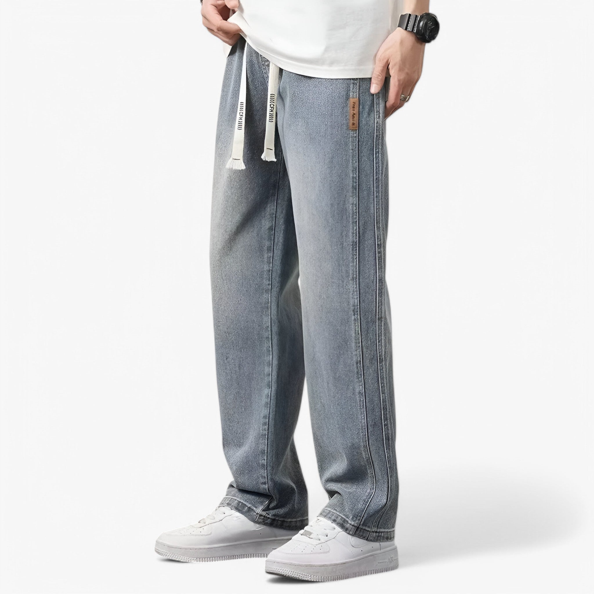 Jace | Denimbukser med brede ben - Trendy og komfortable - - women's fashion - {{ product_tags }
