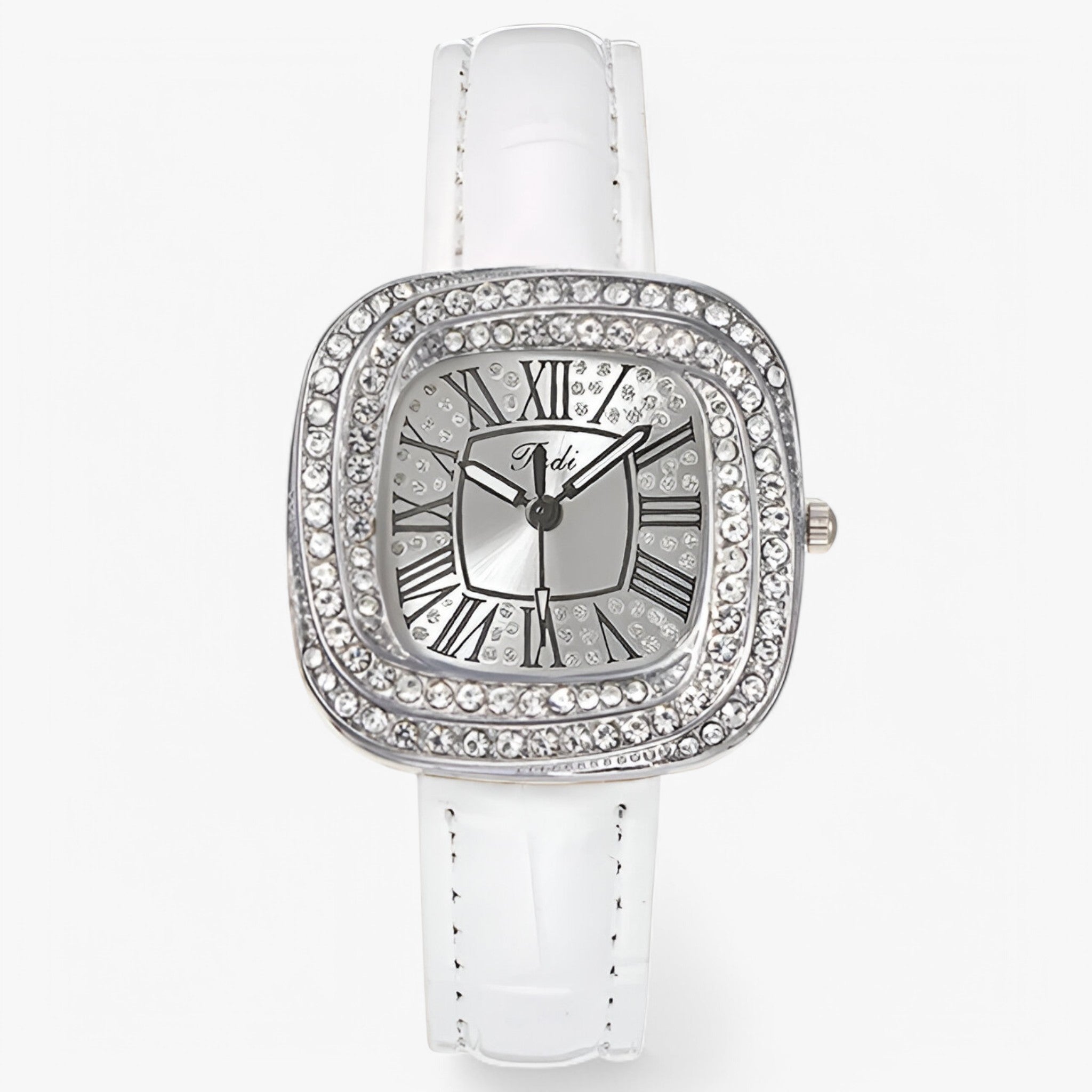 Stella | Vandtæt dameur med læderrem og Eiffeltårn - Hvid - watches - {{ product_tags }