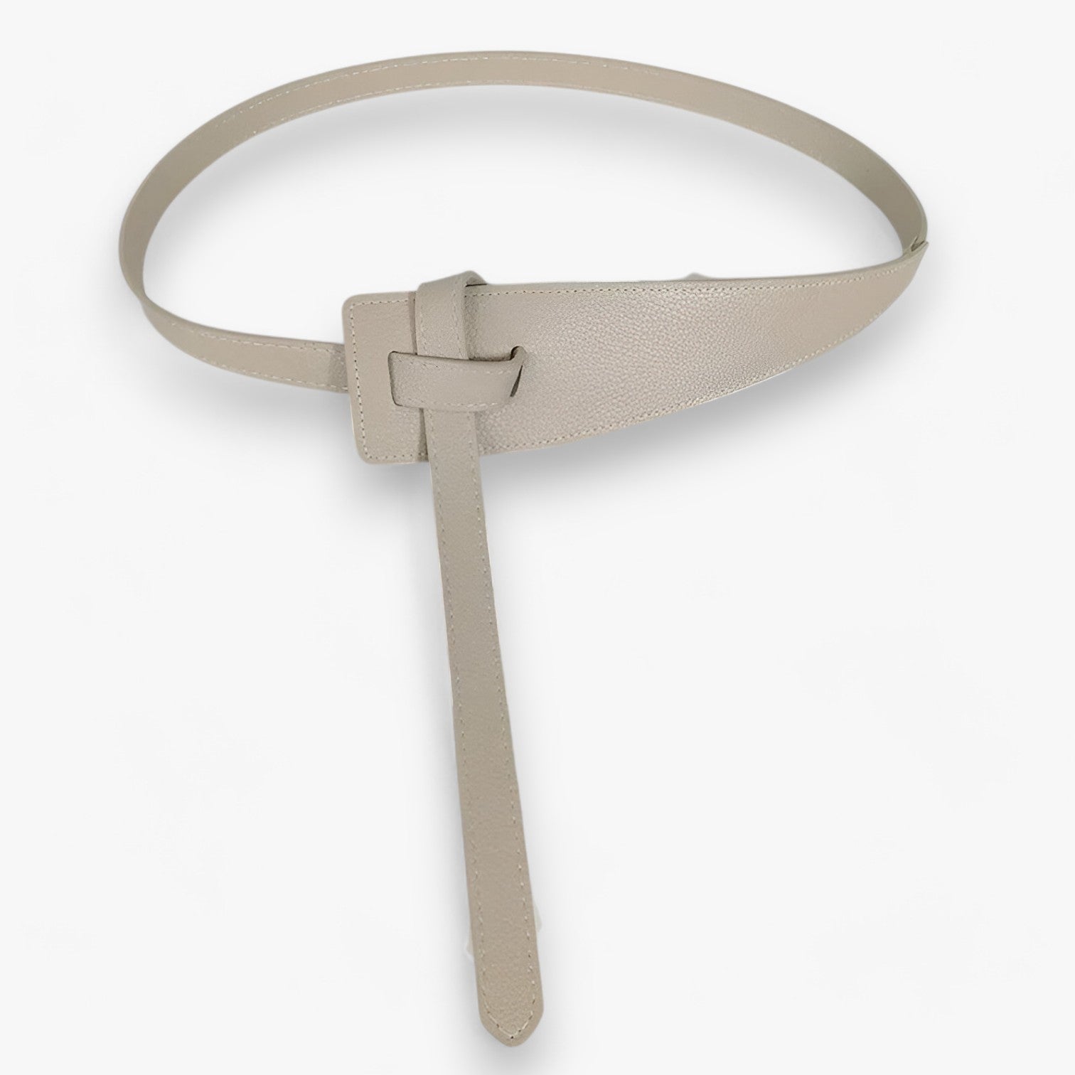 Florence | Blød knudeforskydningsbælte til stilfulde accenter - Khaki 120cm - women's fashion - {{ product_tags }