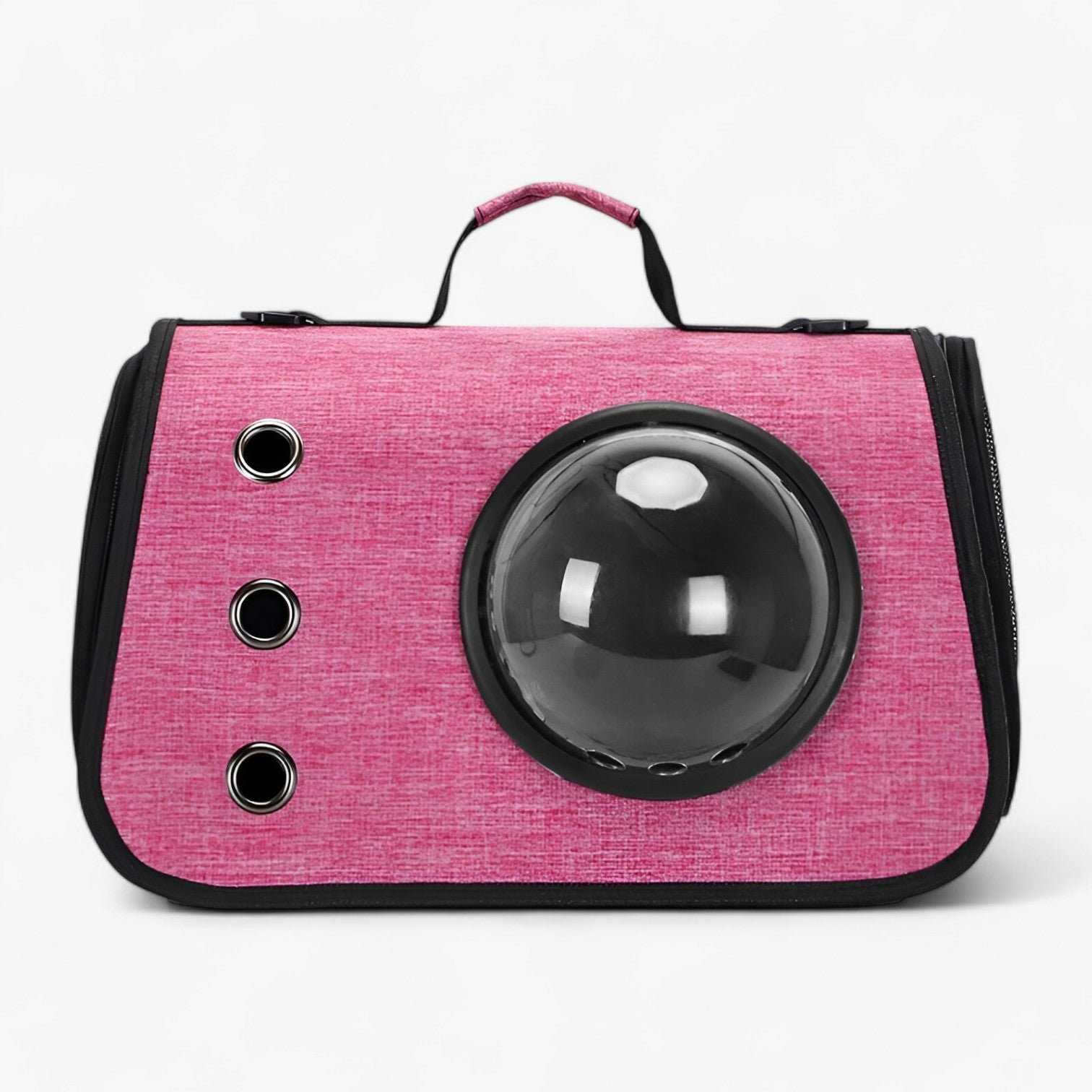 Zoë | Gennemsigtig Åndbar Kattetransporttaske til Rejse - rosa som show - other - {{ product_tags }