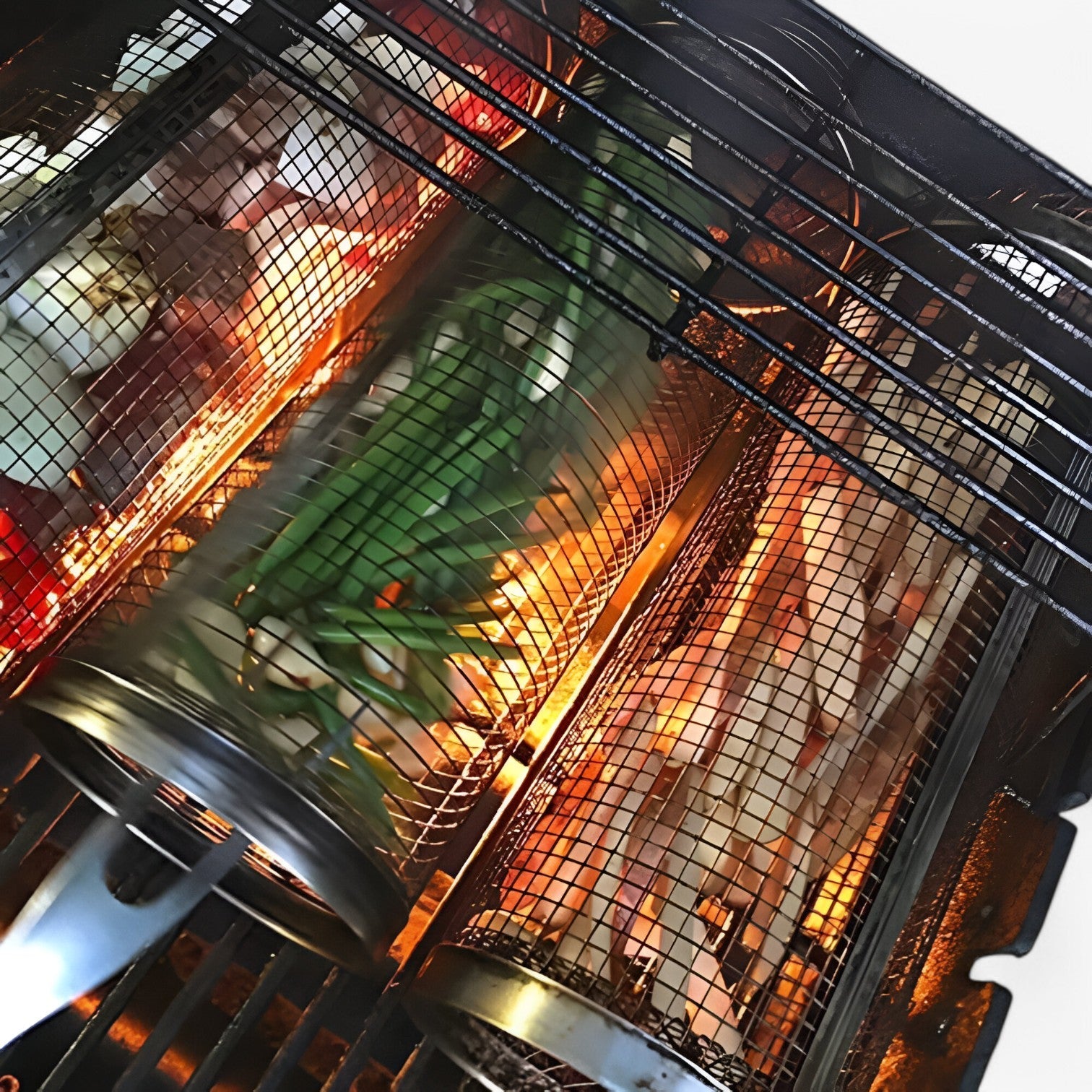 Harmoni | Drejbar BBQ-grillmand – Ensartet madlavning, ingen besvær med at dreje - - house & garden - {{ product_tags }
