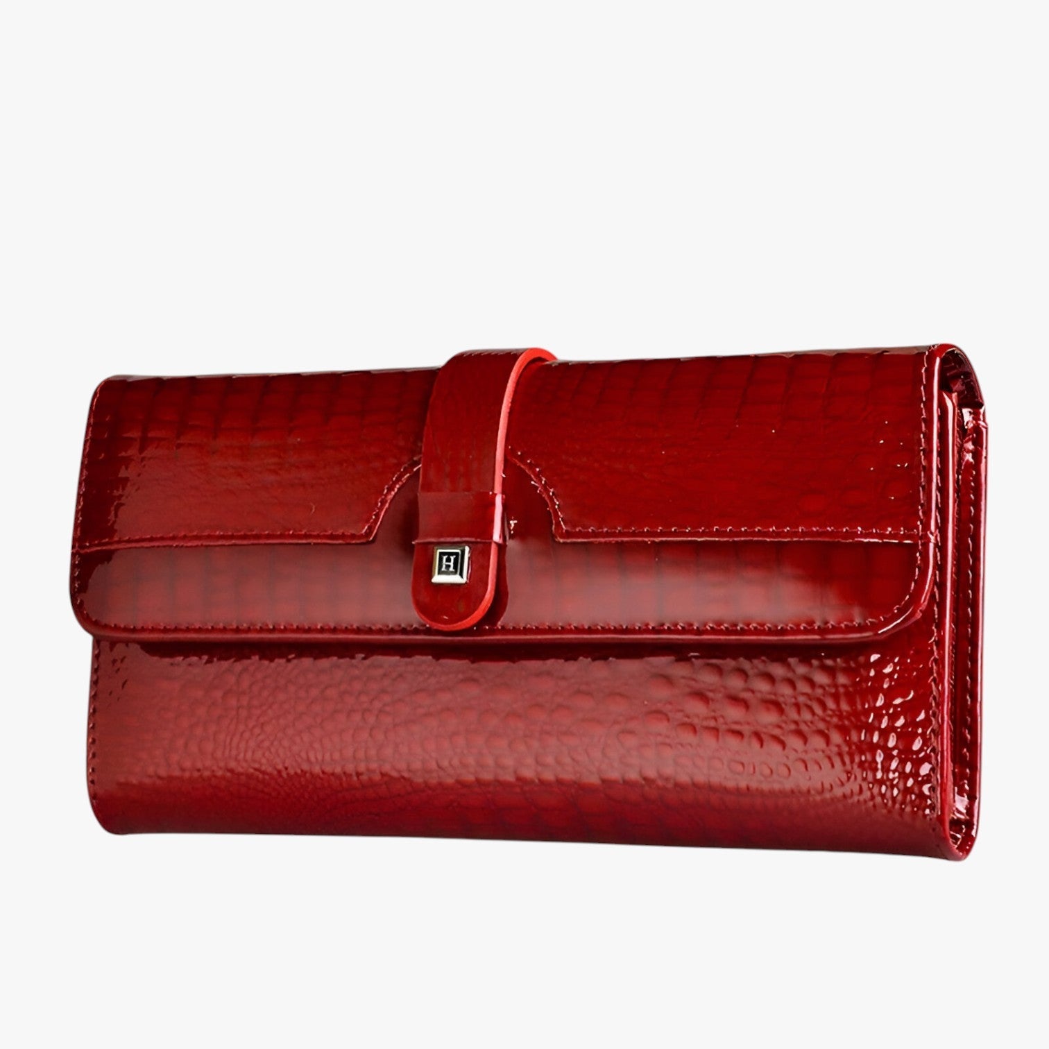 Felicia | Luksus Designer Håndtaske – Glinsende Læder Clutch & Pung - - Felicia | Luksus Designer Håndtaske – Glinsende Læder Clutch & Pung- €25 - {{ product_tags }