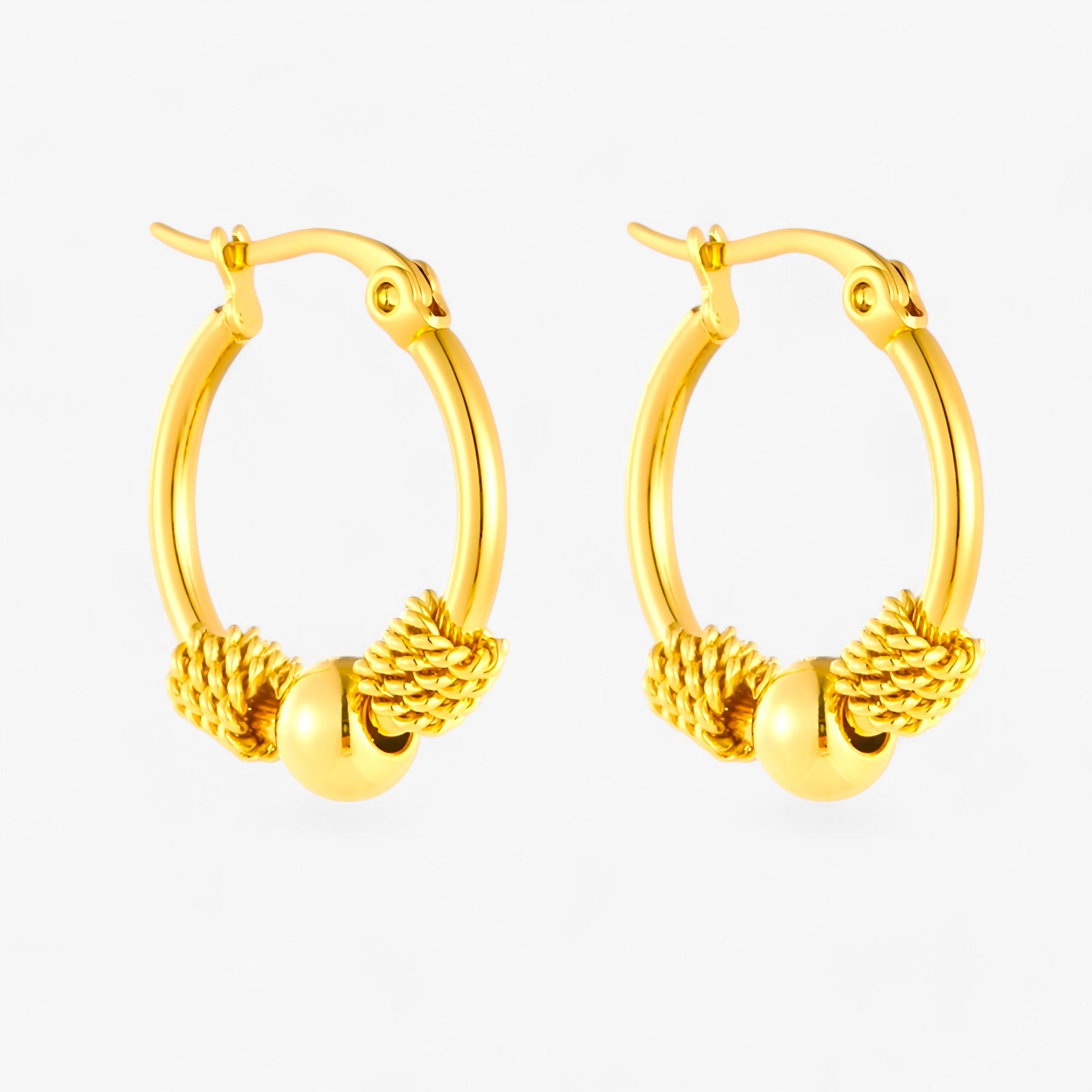 Alodia | Guldvævede øreringe – Elegante og holdbare gaver - Guld - women's fashion - {{ product_tags }