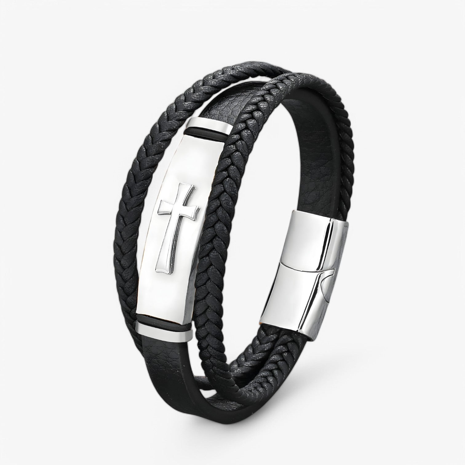 Rafa | Store Sort-Guld Korsarmbånd - Stil B-Hvid - watches - {{ product_tags }