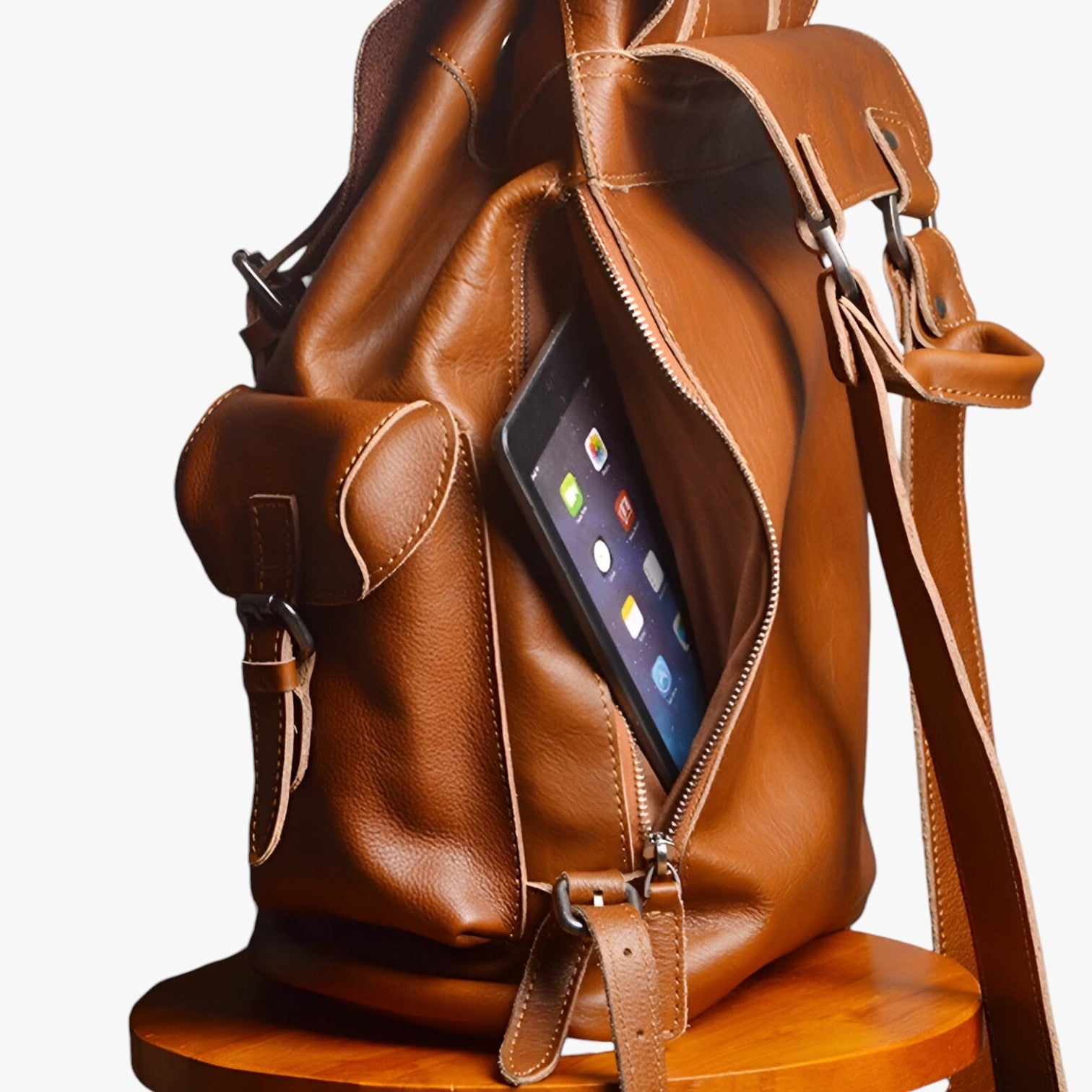 Freddie | Læder rejsetaske – Stilfuld, rummelig og vandtæt - - bags - {{ product_tags }