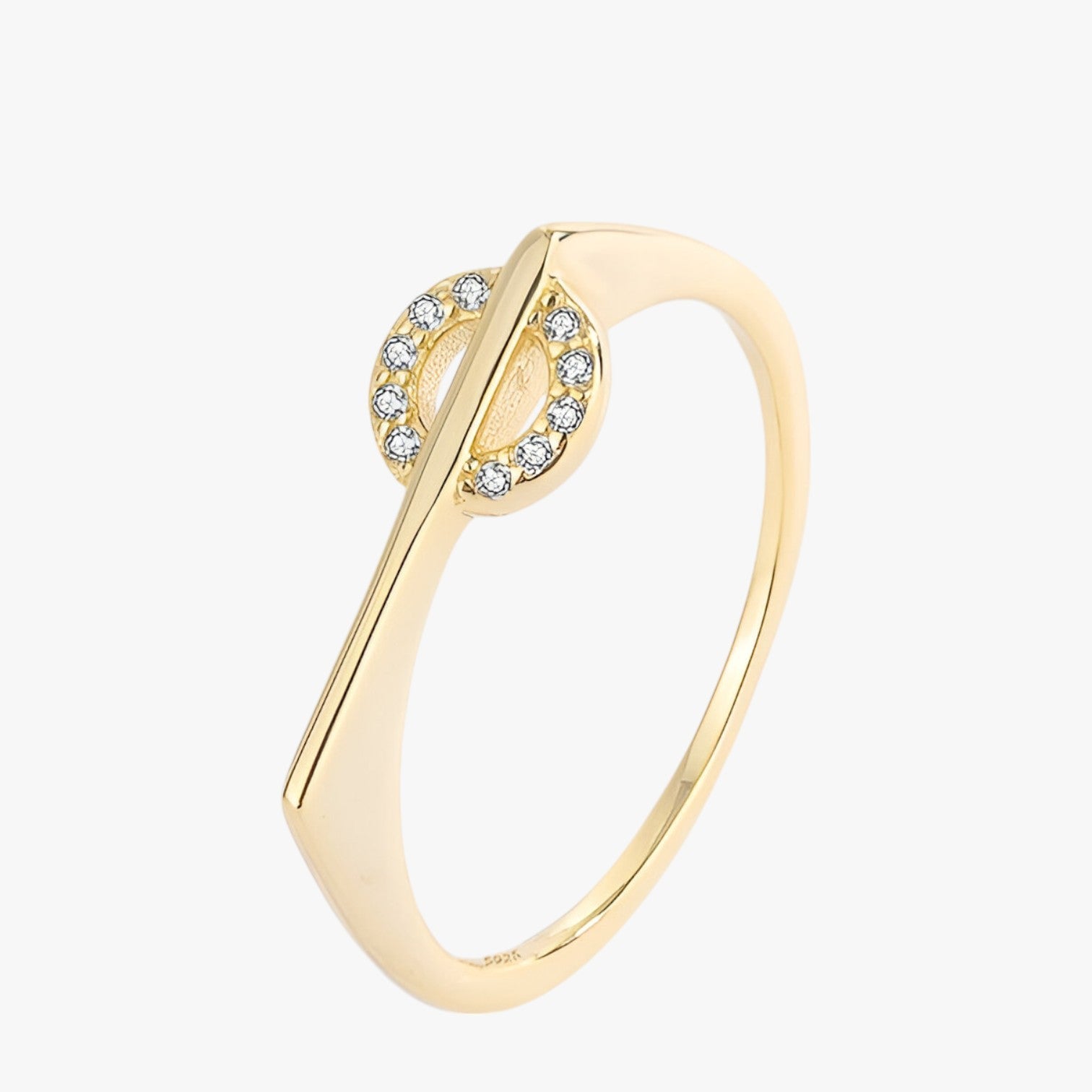 Giselle | Kreative Sølv- og Guldparringen med Diamanter - Gul - watches - {{ product_tags }