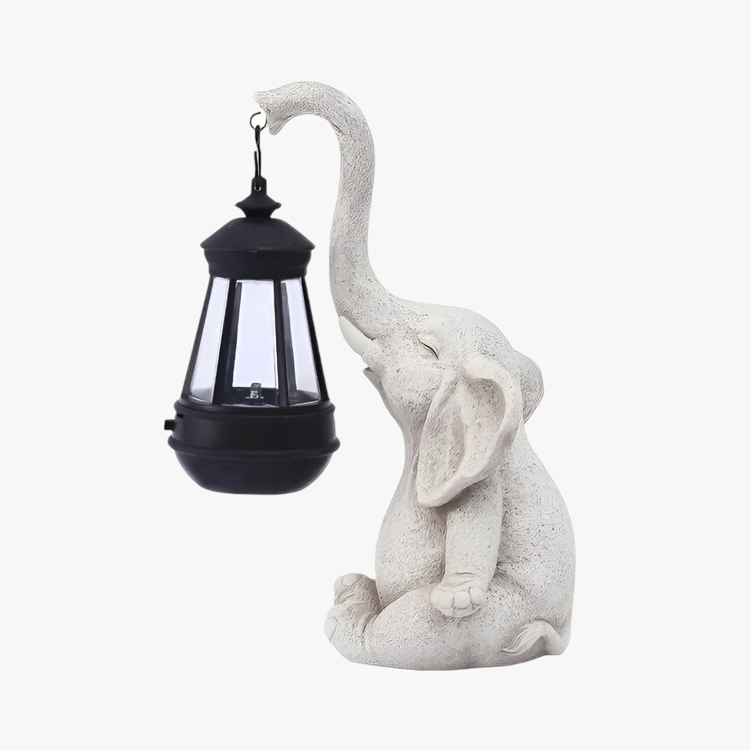 Lumi | Dekorativt Billede med Sol-Lanterne - Hvid elefant - house & garden - {{ product_tags }