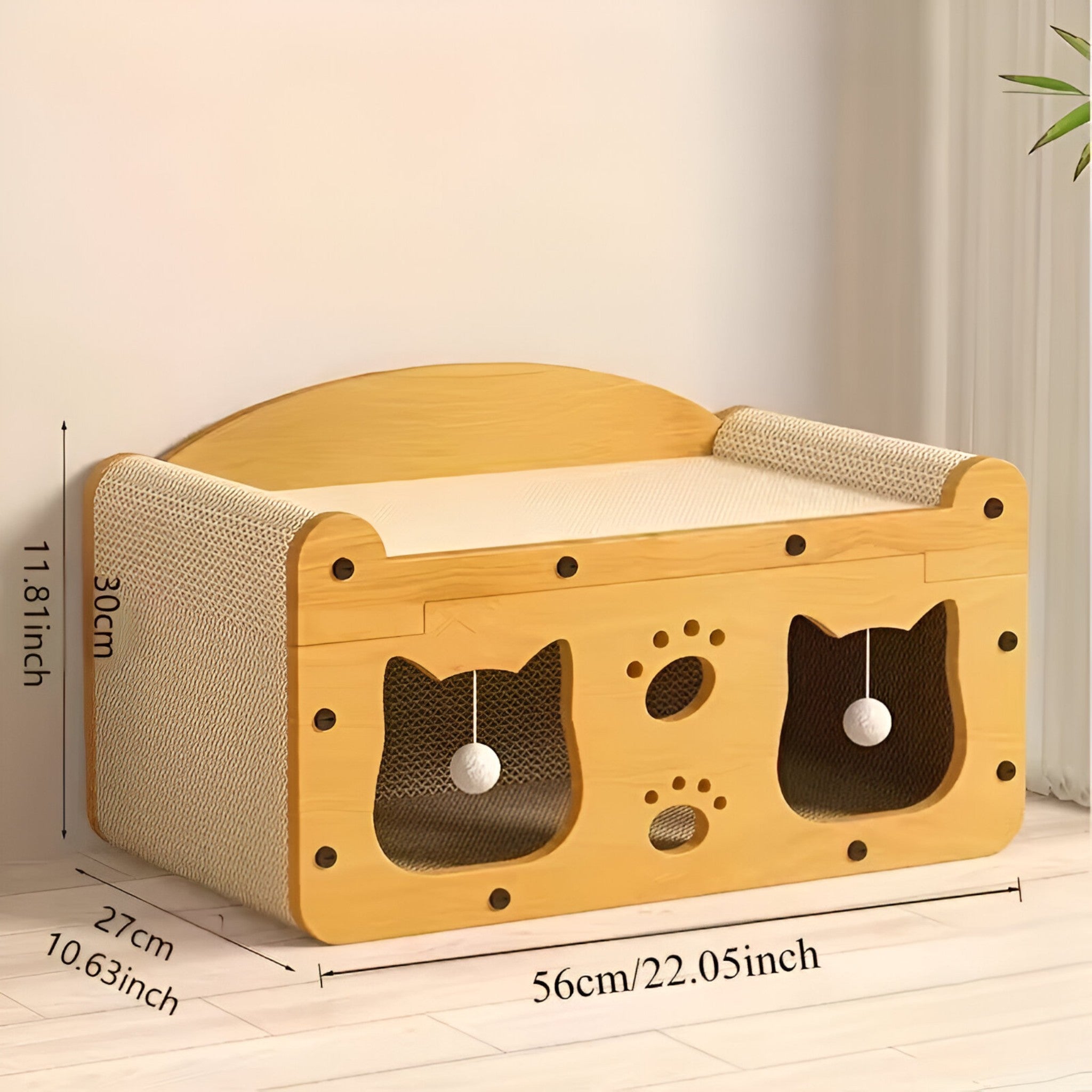Whisker Wonders | 2-i-1 Kattekradser og Lounge Seng - - other - {{ product_tags }