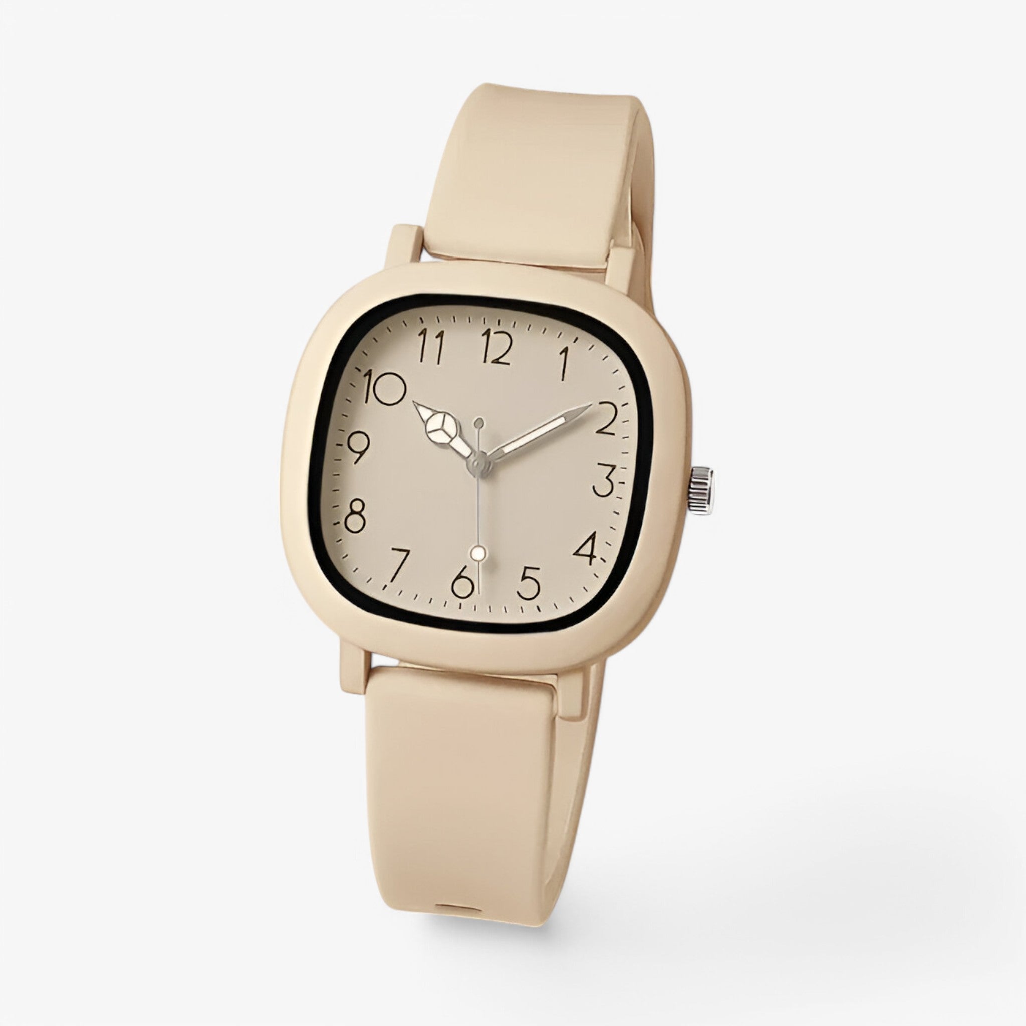 Tamar | Kvarts silikoneur, perfekt som gave - Beige - watches - {{ product_tags }