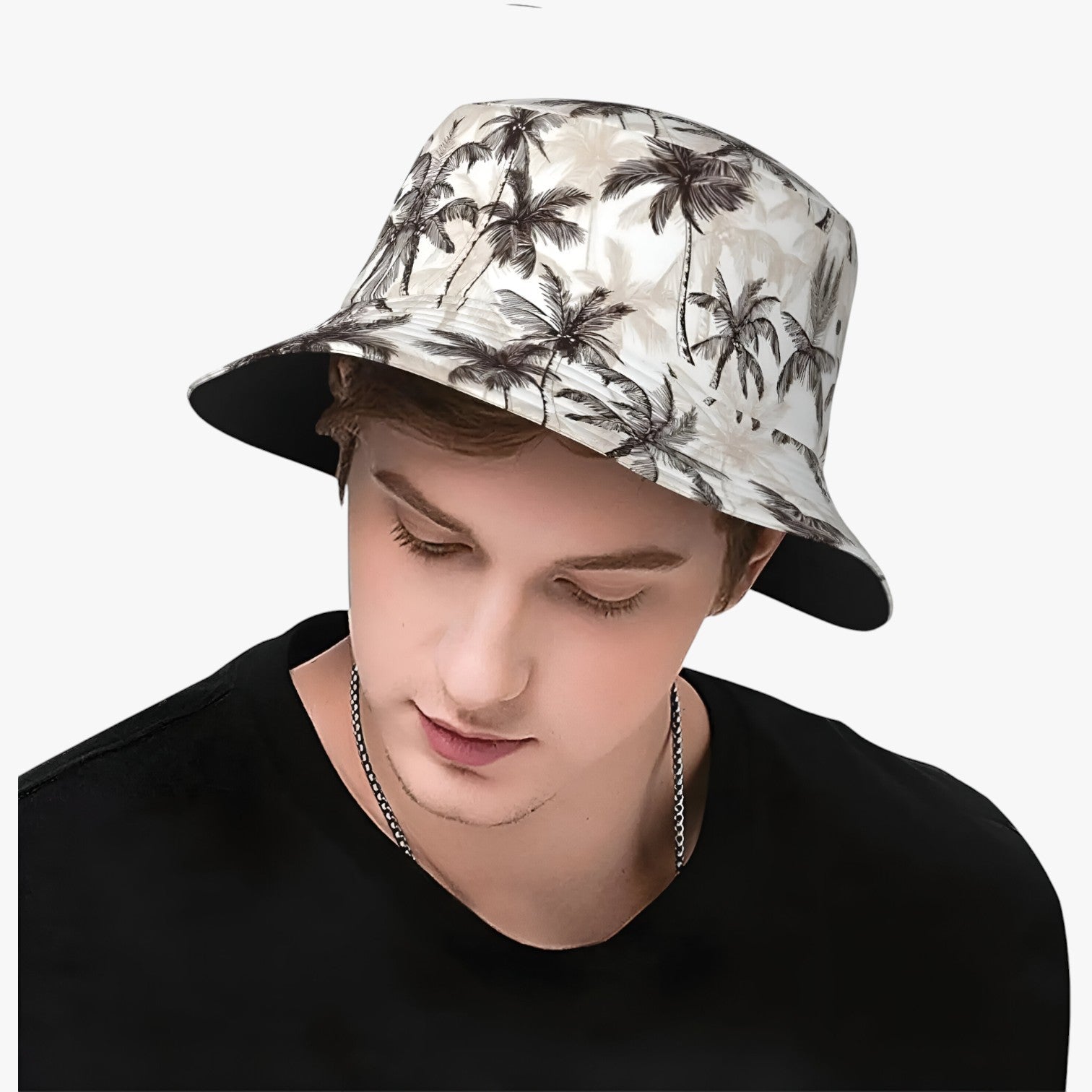 Erik | Sommerhat til mænd – Beskytter mod solen med tropisk flair - - men's fashion - {{ product_tags }