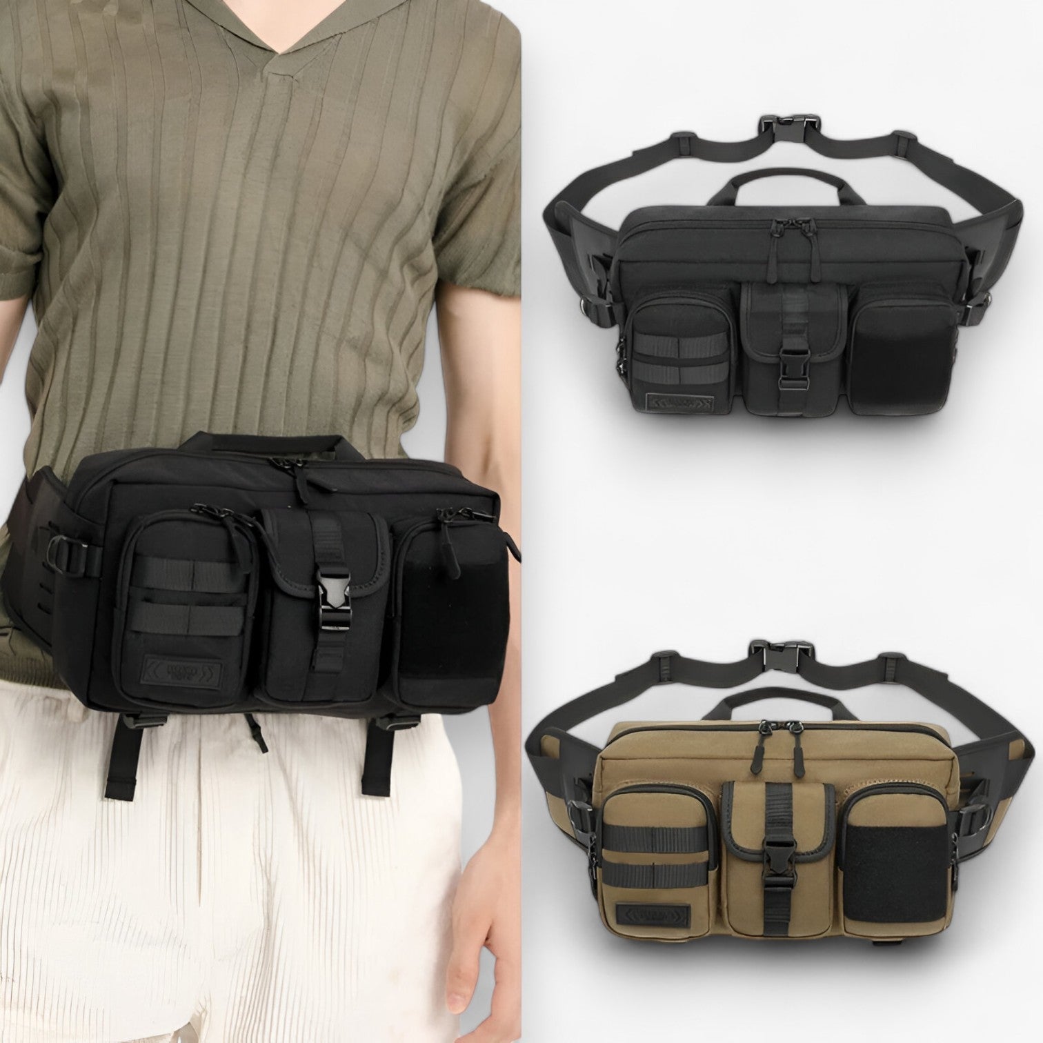 Kai | USB Opladelig Anti-Dieft Skuldertaske - - bags - {{ product_tags }