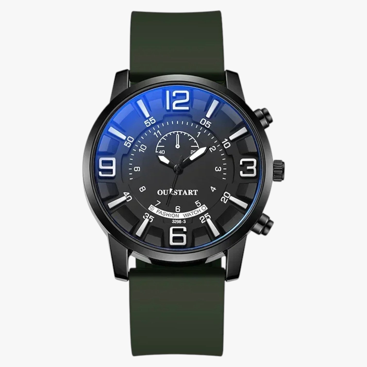 Riley | Herreur i Silikone med Præcis Kvartsbevægelser, Hverdagsstilet - verde - watches - {{ product_tags }