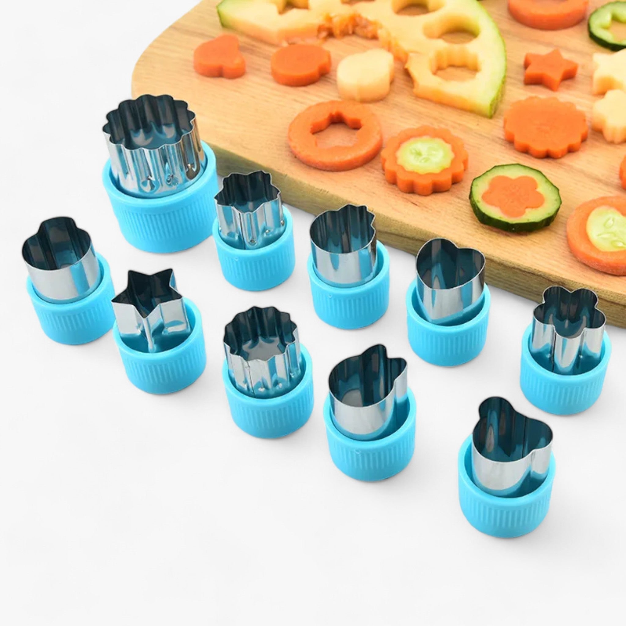 Olivia | Stjerne- og hjerteudstikker-sæt - Sjov frugt- og grøntsagsforberedelse - - Olivia | Stjerne- og hjerteudstikker-sæt - Sjov frugt- og grøntsagsforberedelse- €25 - {{ product_tags }