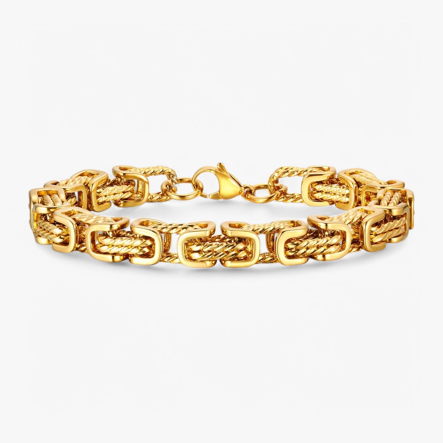 Floris | Stoer & Tidløst – Herre Chunky Byzantinsk Armbånd - Guld - watches - {{ product_tags }
