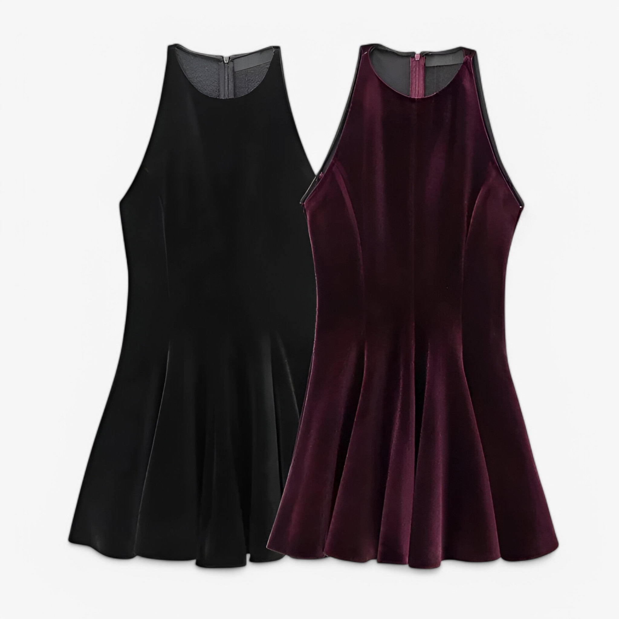 Velora | Mini kjole i velour - Sofistikeret og komfortabel - - women's fashion - {{ product_tags }