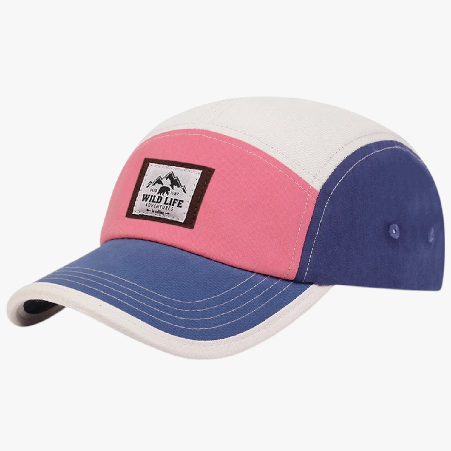 Brixton | Unisex vintage-hat med 5 paneler - Beige Justerbar - Brixton | Unisex vintage-hat med 5 paneler - €25 - {{ product_tags }