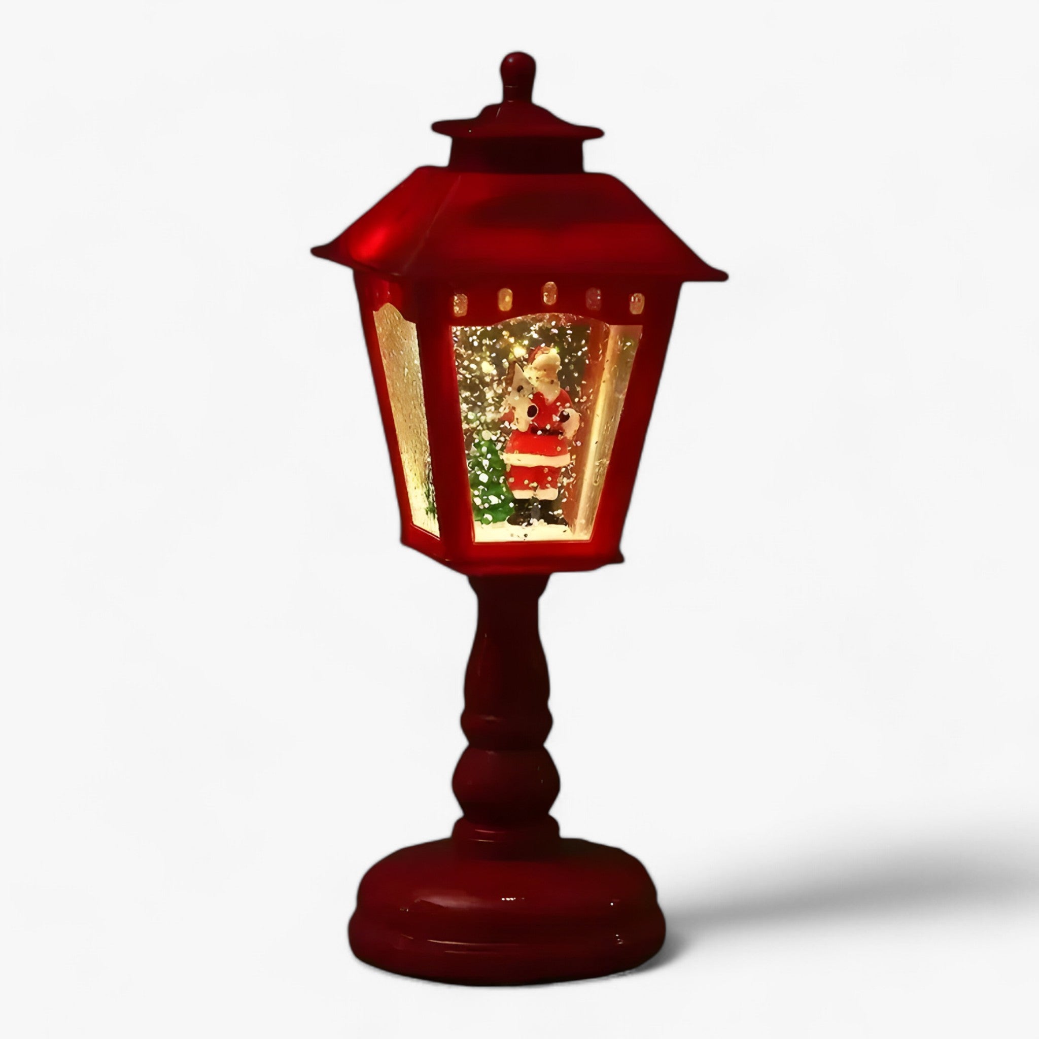 Santans Lanterne | Julelys kæde med vind lys - Belys din fest dekoration - Rød - christmas - {{ product_tags }