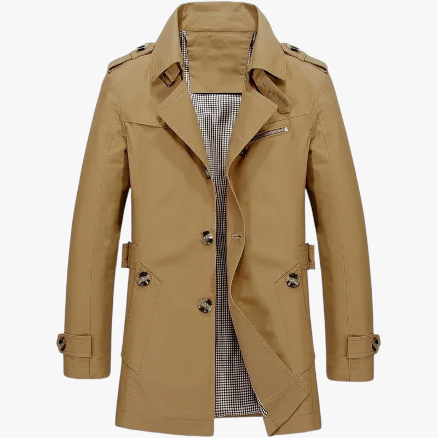 Henry | Lang mandejakke - Casual stil og beskyttelse til overgangsperioden - Cachi profondo - Henry | Lang mandejakke - Casual stil og beskyttelse til overgangsperioden - €25 - {{ product_tags }