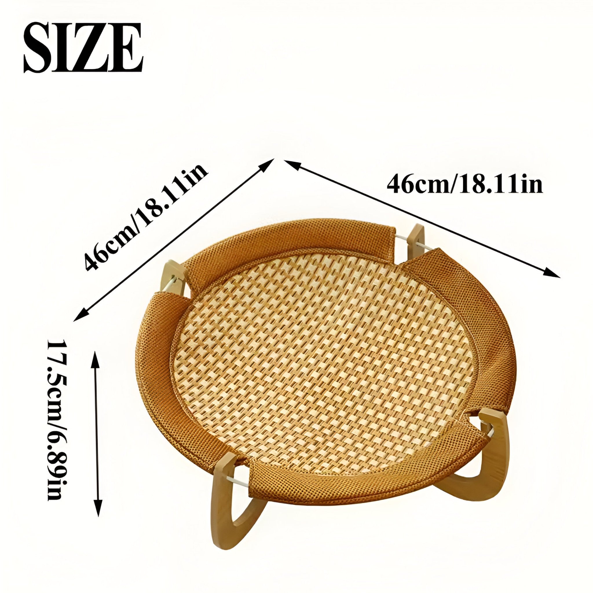 Nova | Træ kattenbed med robust hængekøje - - house & garden - {{ product_tags }