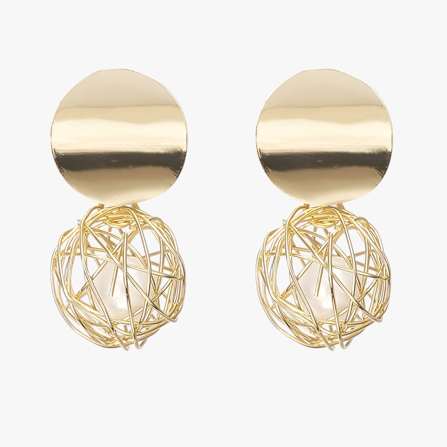 Genalyn | Afstikkere i guld med en vintage-touch - Guld - women's fashion - {{ product_tags }