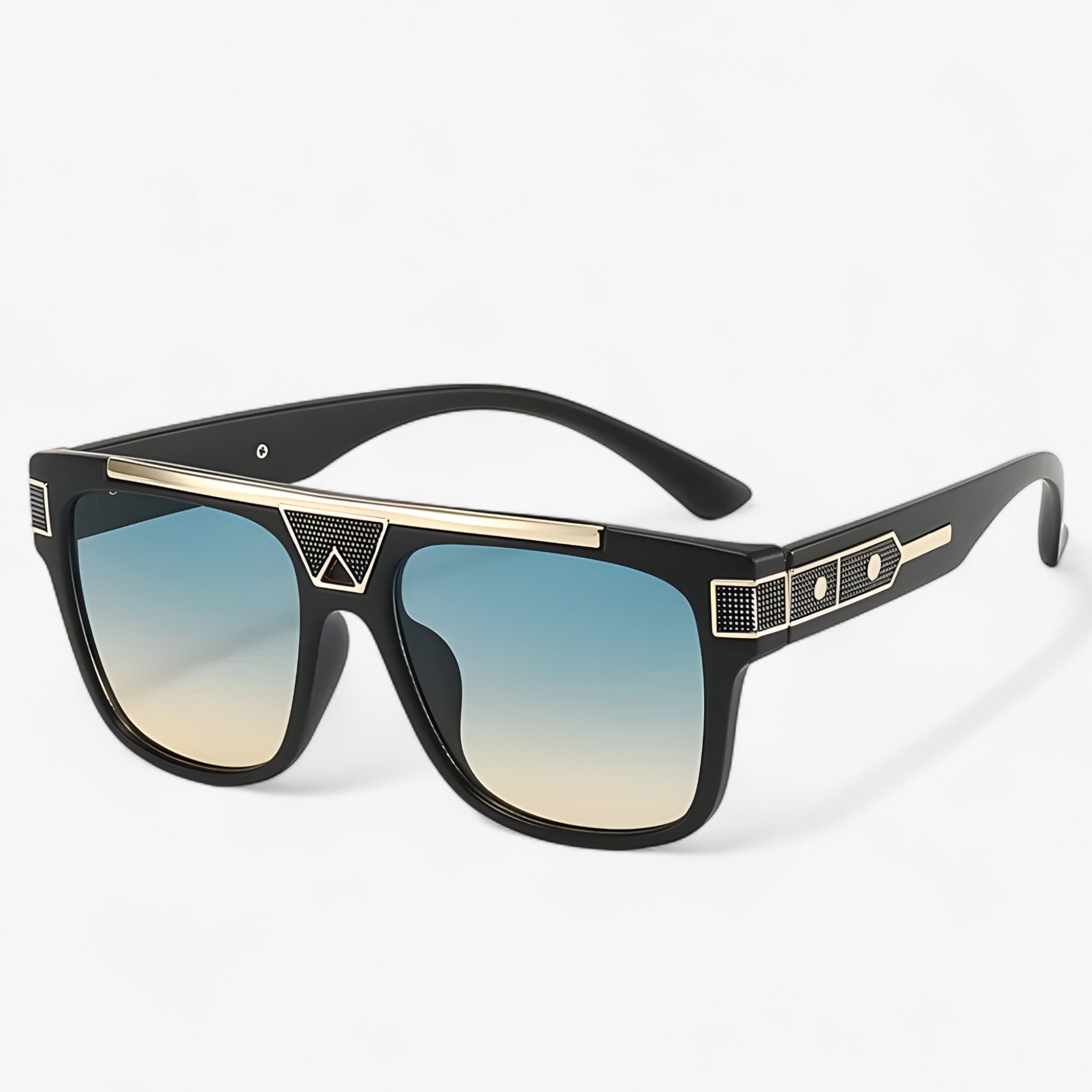 Samuel | Vintage Aviator Solbriller med Stel - Grøn Gul Som billede - watches - {{ product_tags }