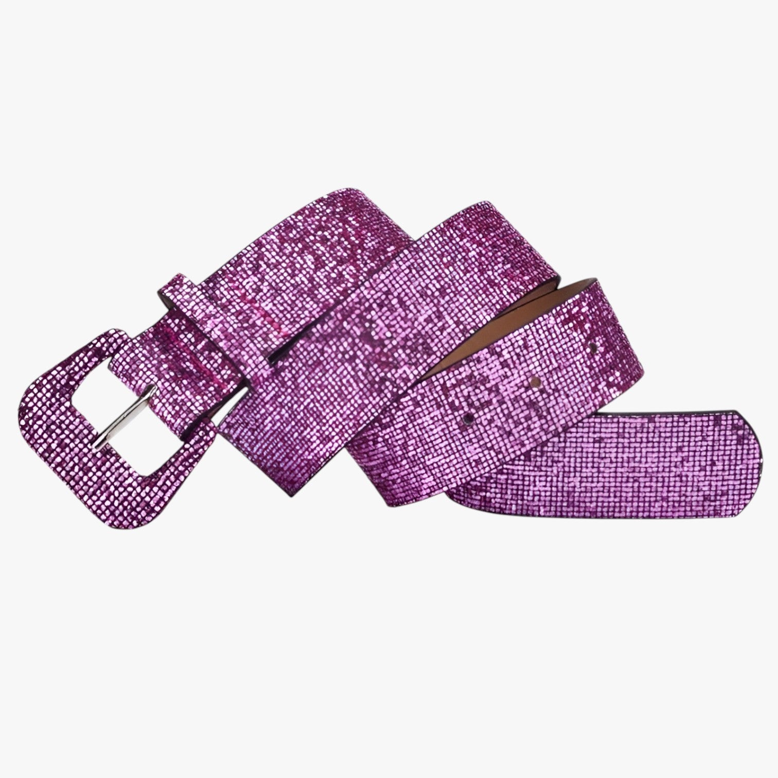 Zoe | Skinnende Bælte med Pailletter til Jeans og Frakker - Rosa - women's fashion - {{ product_tags }