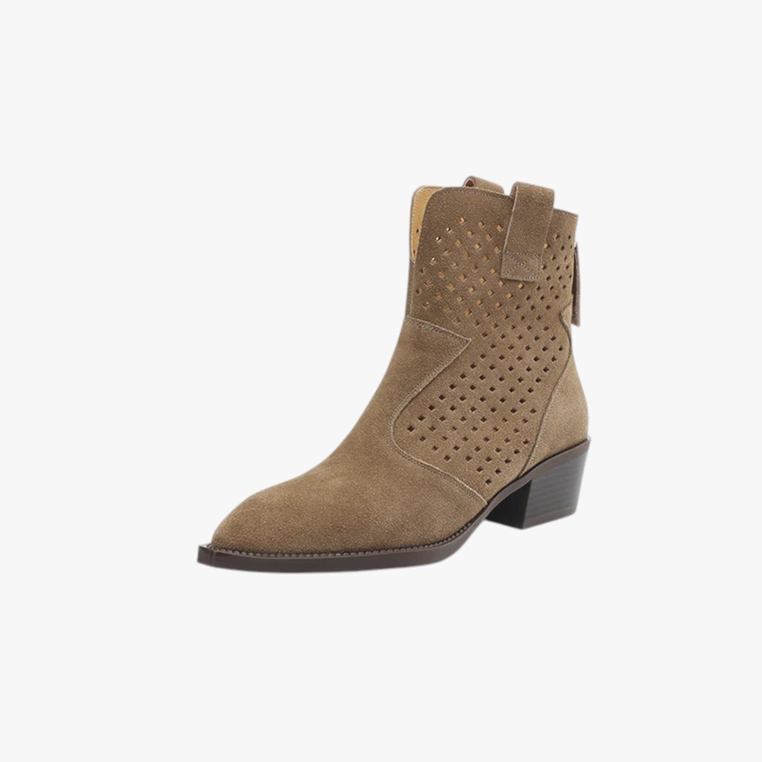 Alison | Kvinders Chelsea støvler - Komfortable, elegante og af ruskind - Cachi - Alison | Kvinders Chelsea støvler - Komfortable, elegante og af ruskind- €25 - {{ product_tags }