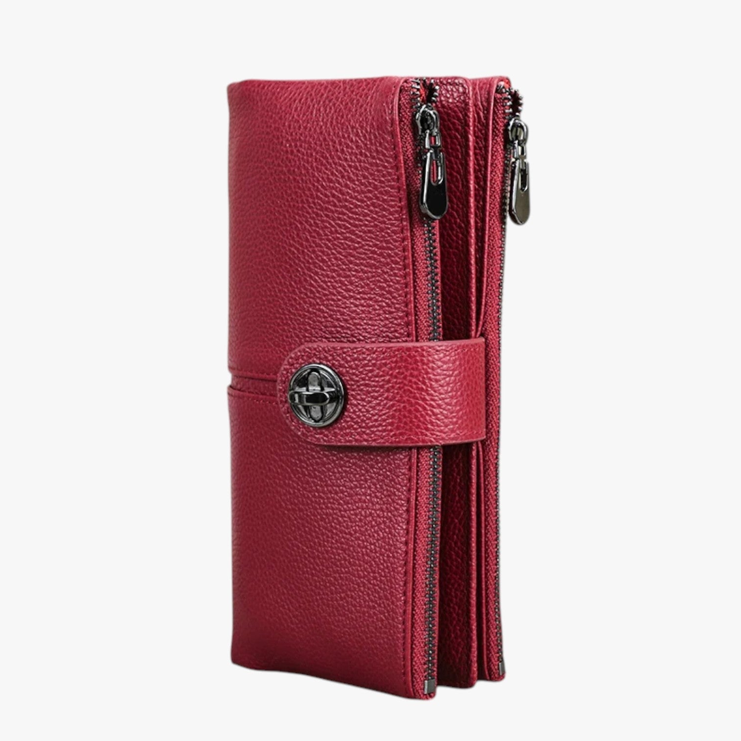 Alivia | Damenlæderpung med AirTag Elegant, Sikker og Alsidig - Rød - Alivia | Damenlæderpung med AirTag Elegant, Sikker og Alsidig - €25 - {{ product_tags }