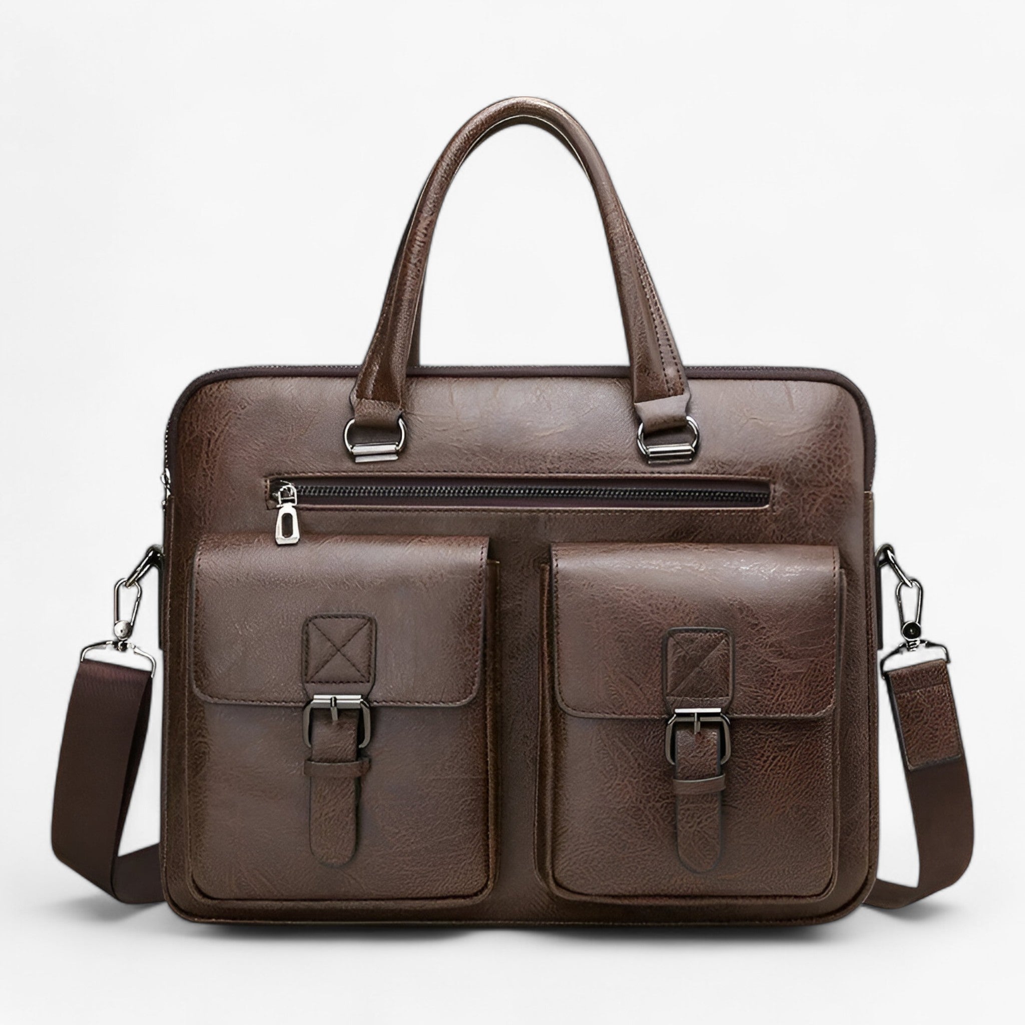 Cillian | Business tas - Elegant og rummelig - Kaffe 38 x 7 x 30 - bags - {{ product_tags }
