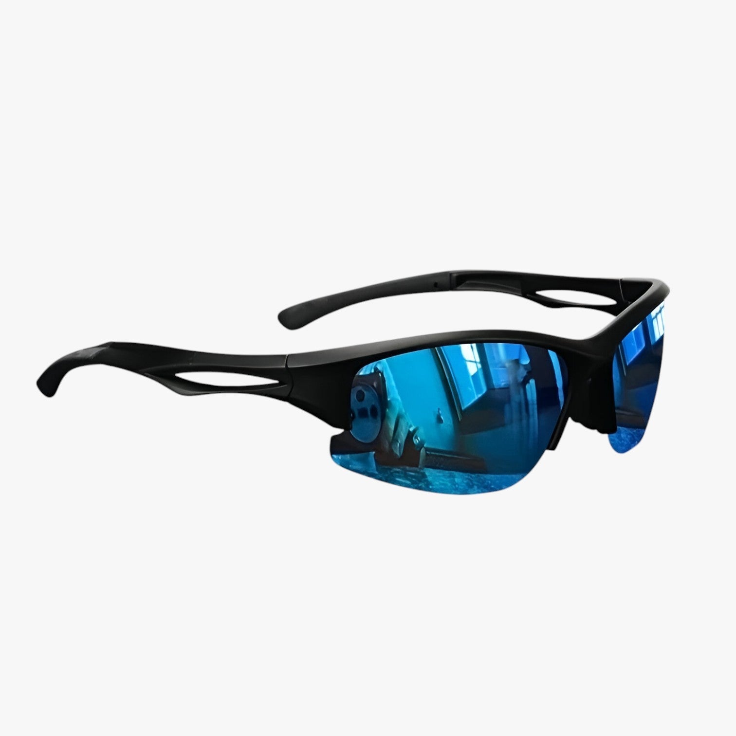 Nestor | Sportiv Halvramme Solbrille - Polariseret & Farverig Syn - Blå - other - {{ product_tags }