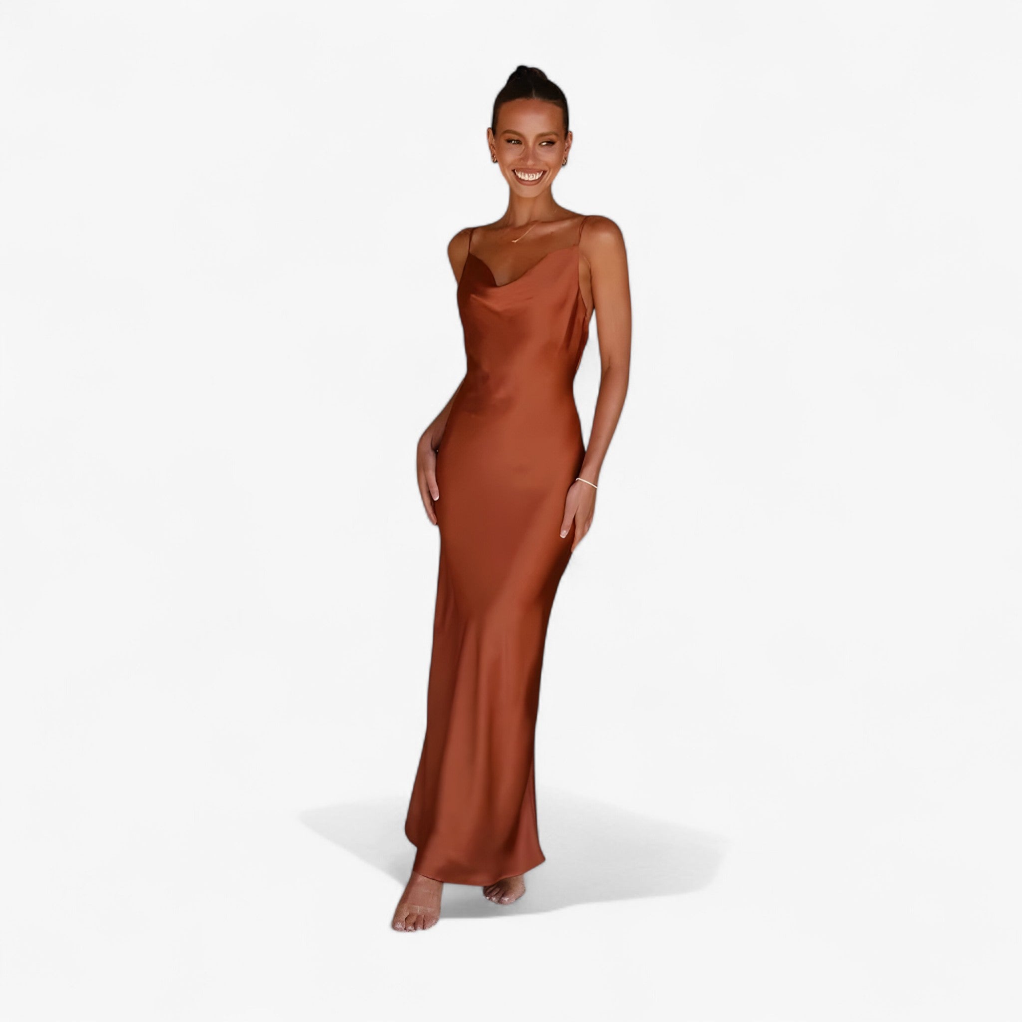 Dianne | Lang kjole i silke - - women's fashion - {{ product_tags }