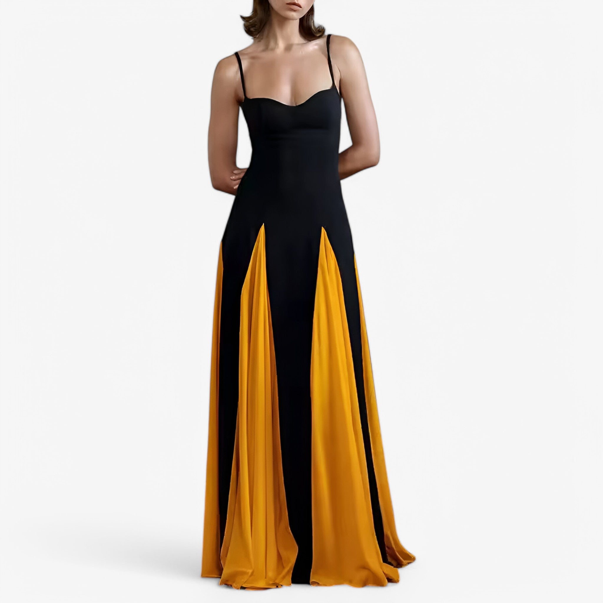 Isabella | Aftenkjole med åbne skuldre - - women's fashion - {{ product_tags }