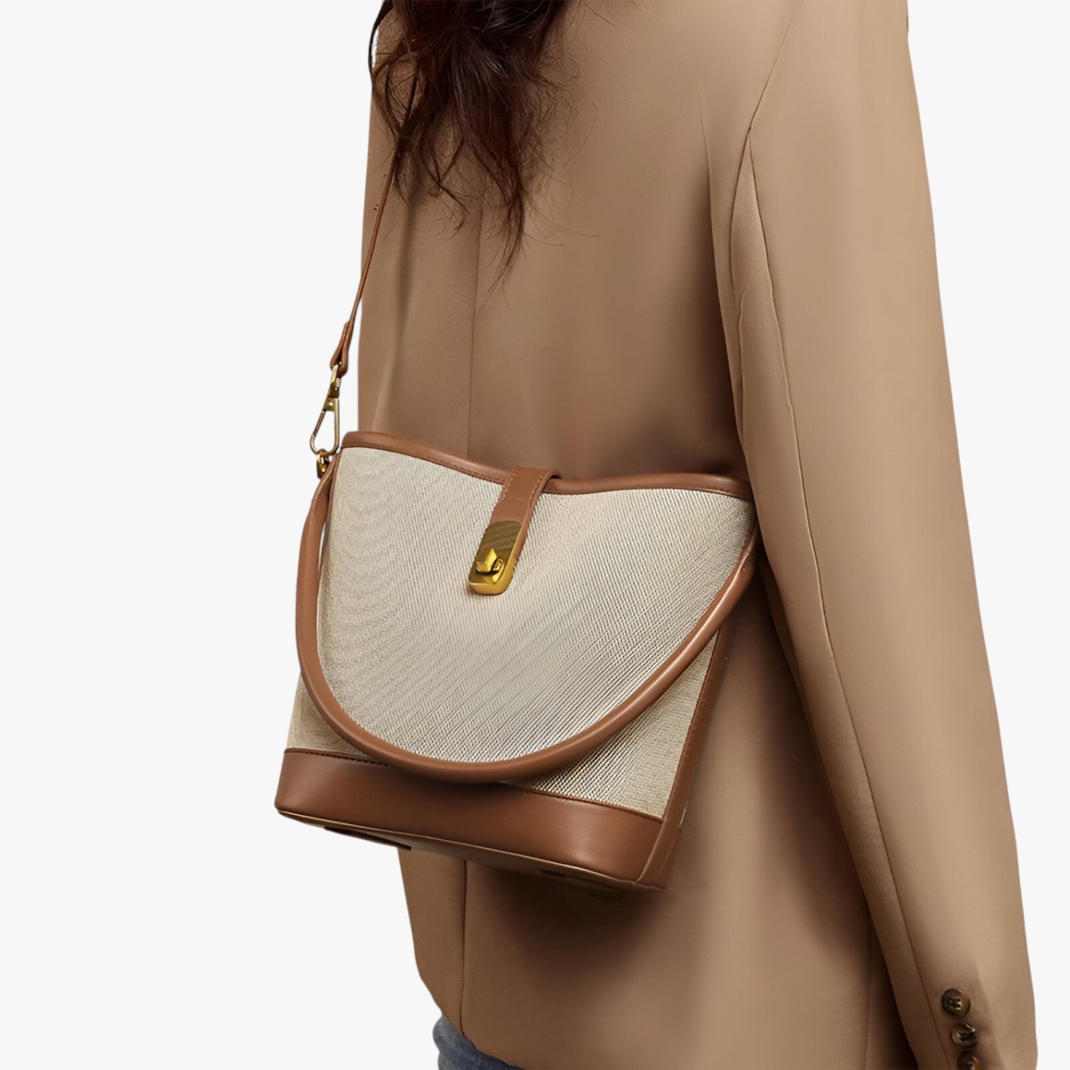 Dylan | Elegant mini crossbody taske i cylindrisk stil - - bags - {{ product_tags }